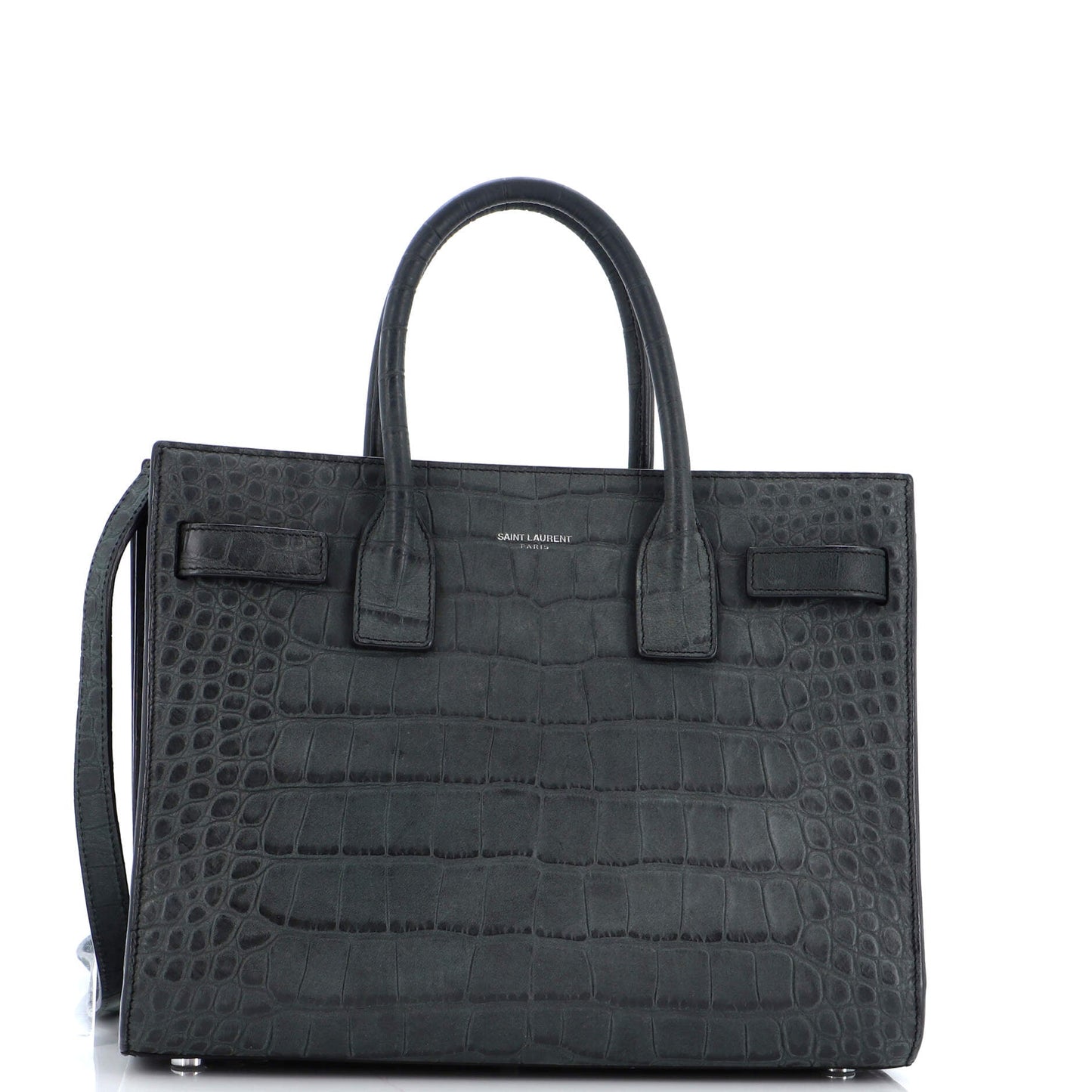 YSL Saint Laurent Luxury Trending Sac De Jour Nm Bag Crocodile Leather Baby Embossed Travel Bag
