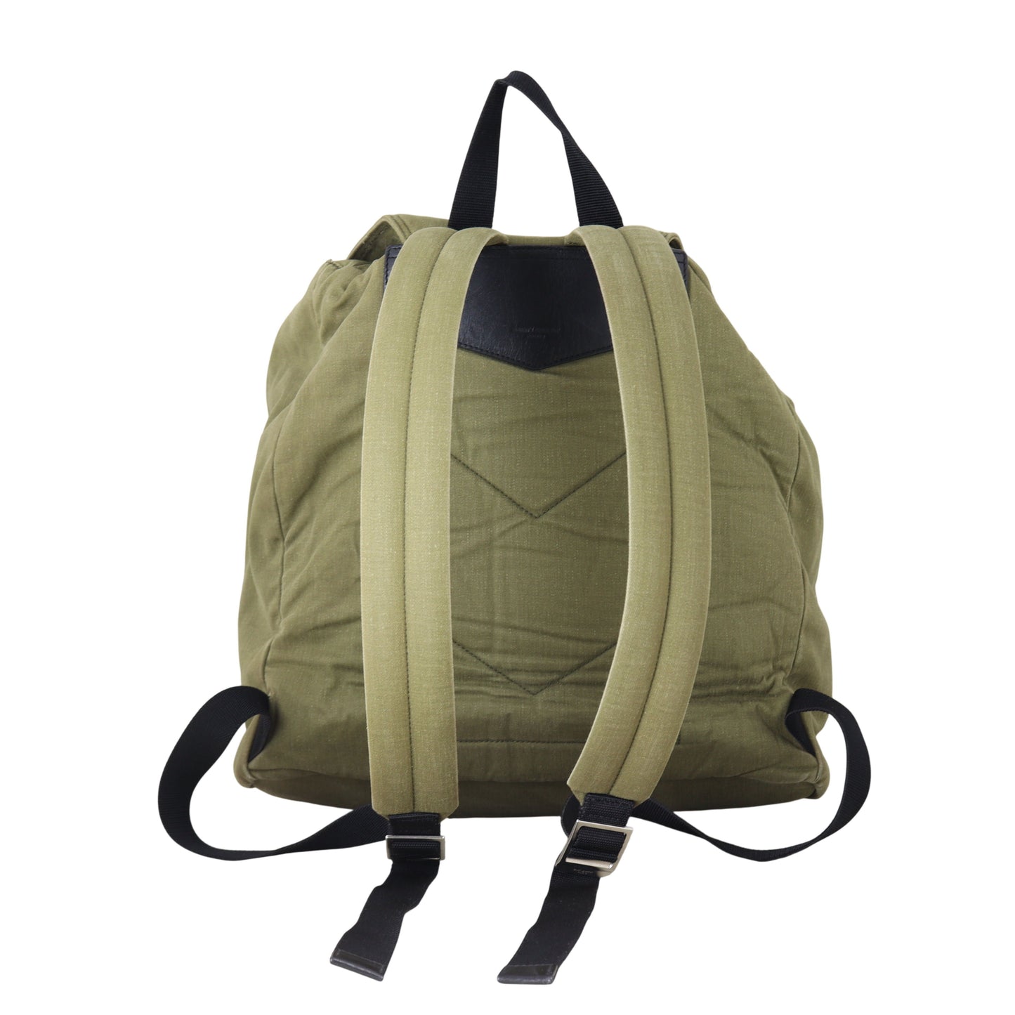 YSL Saint Laurent Saint Laurent Noe Multi Patch Backpack Canvas