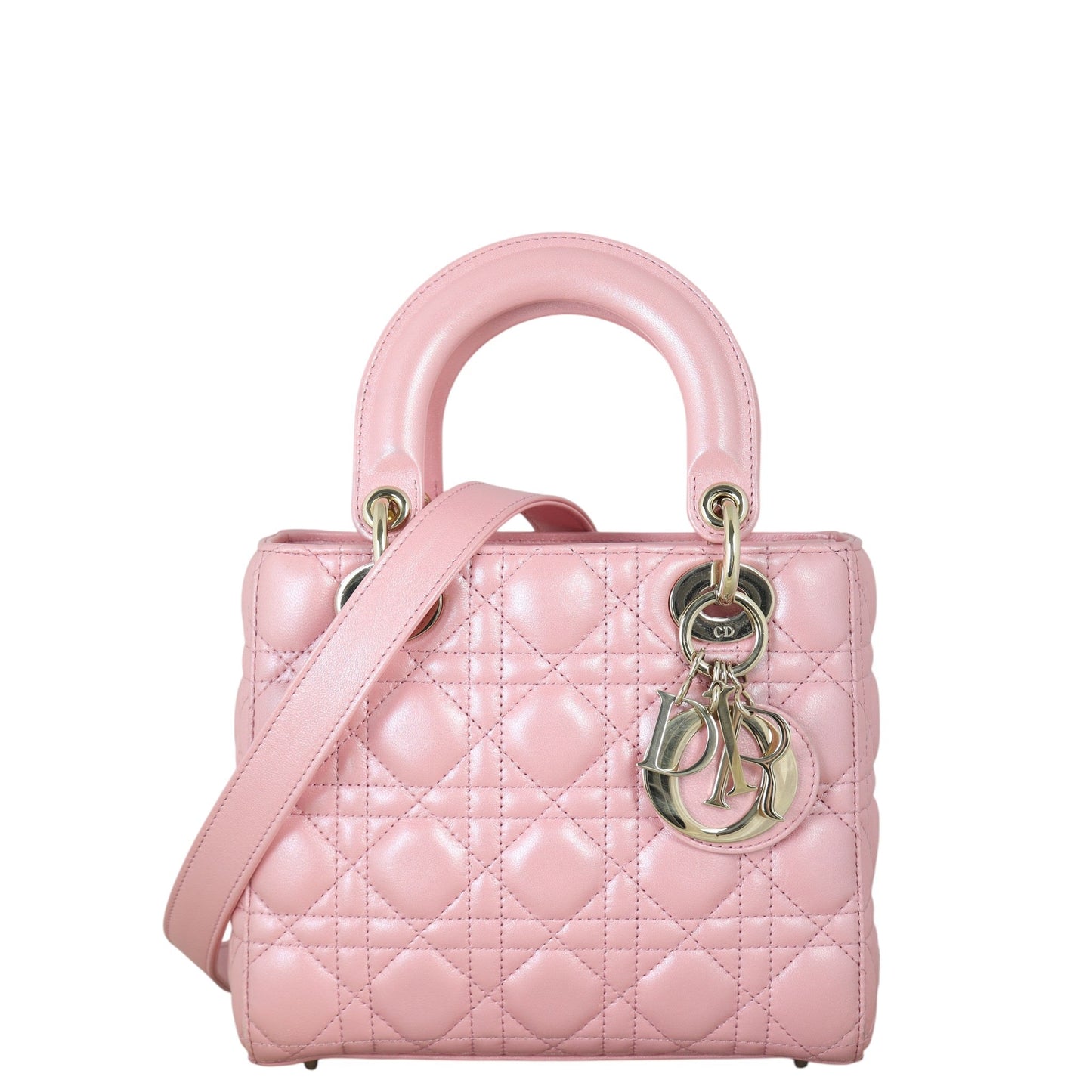 Dior Crossbody Bag Lady 2 Pink Mini Small Shoulder Bag