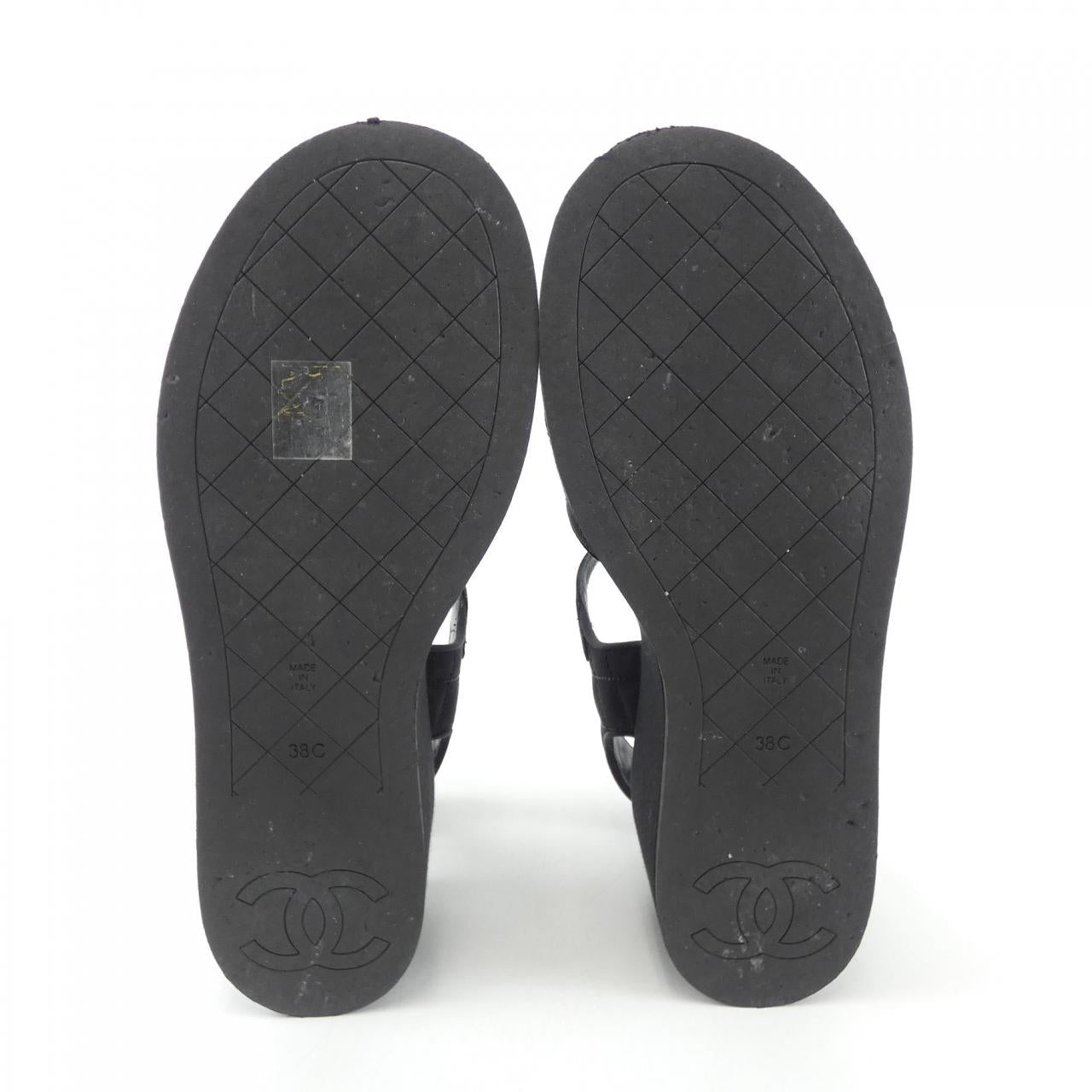 Chanel G39918X05912 Grograin Sandals