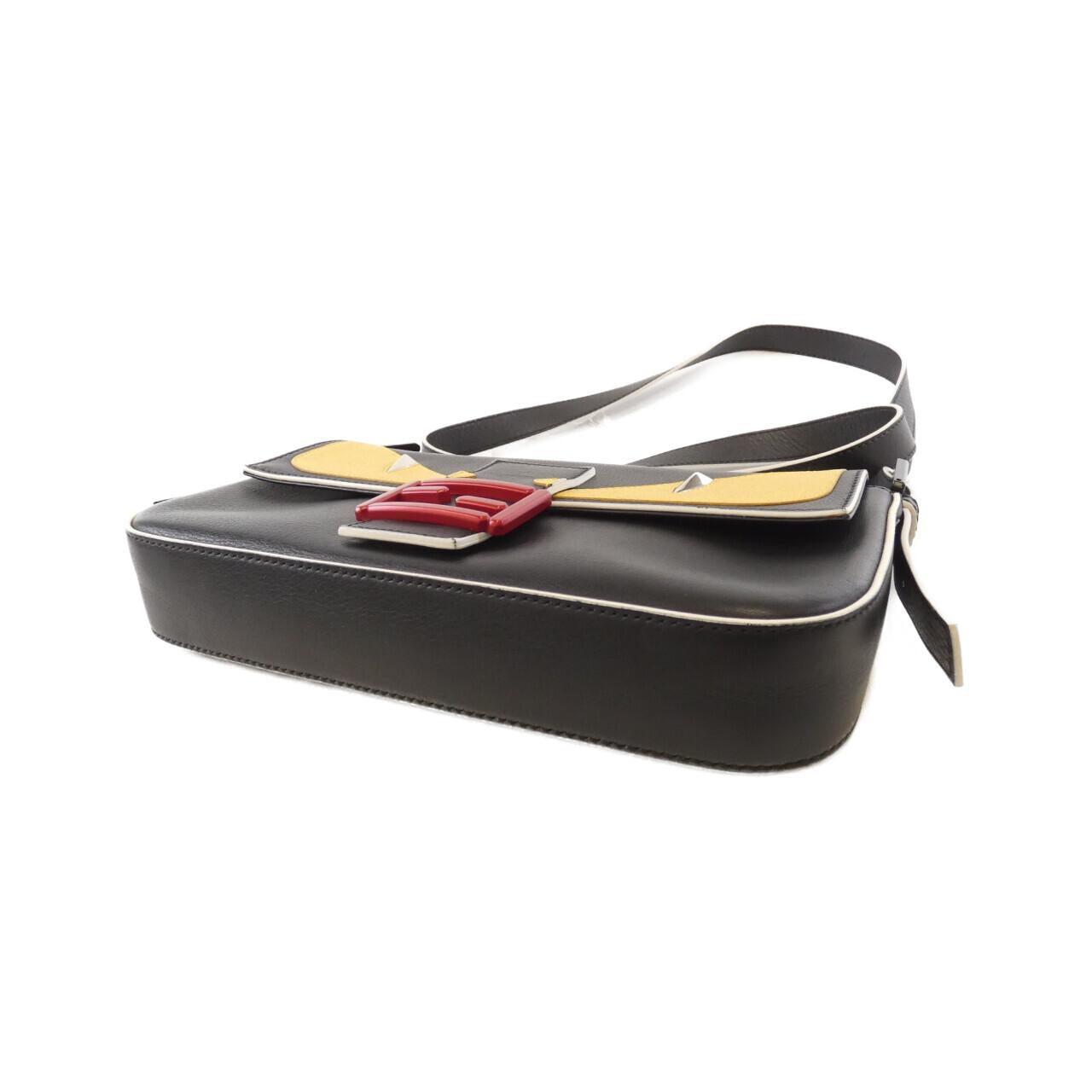 Fendi Bag Bugs Baguette Shoulder Bag Leather Shoulder Bag 1