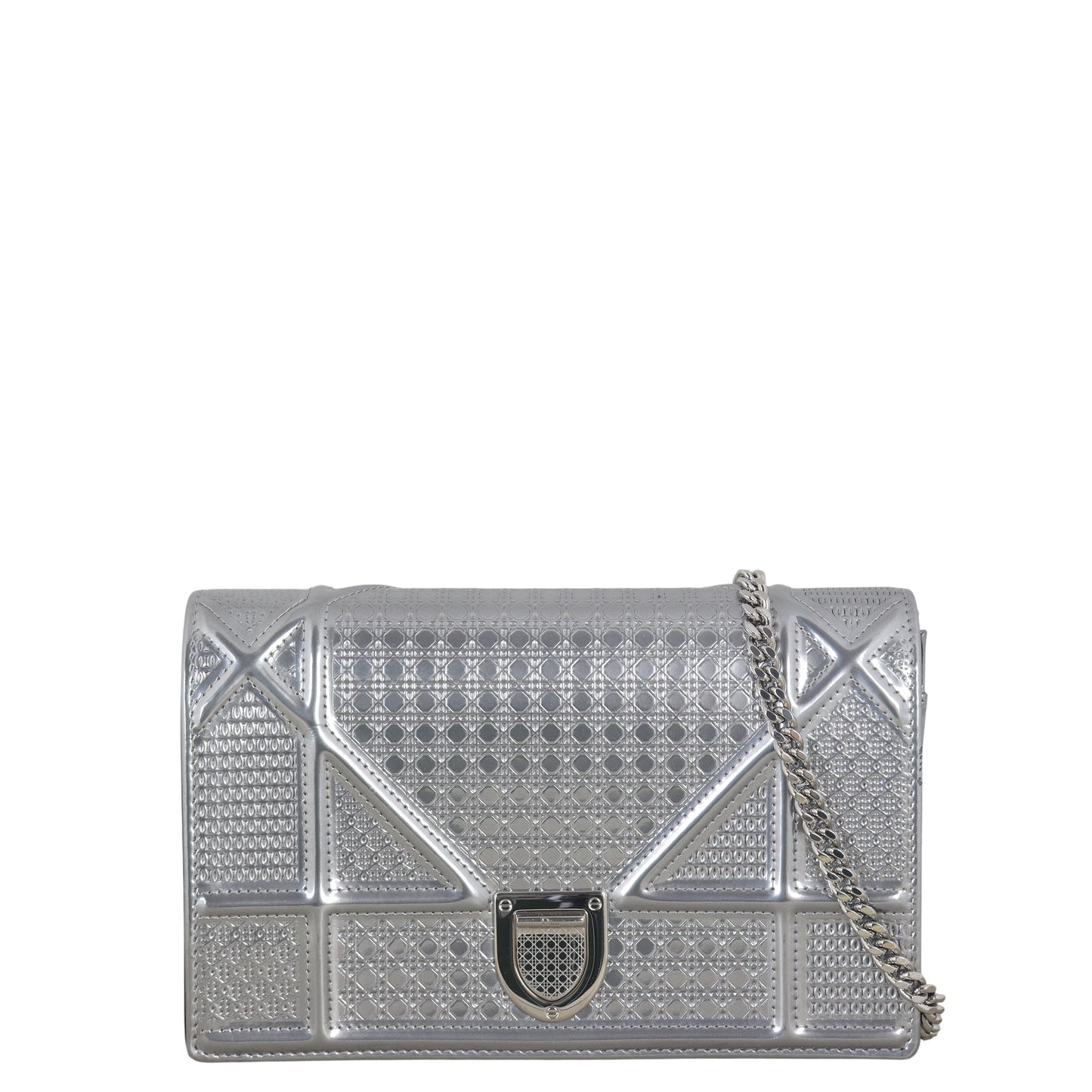 Dior Crossbody Bag ama Wallet on -Cannage 8 Micro Chain Shoulder Bag