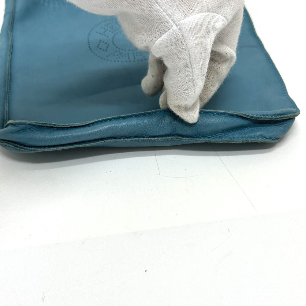 Hermes Shoulder Bag Crude Cell Leather Blue