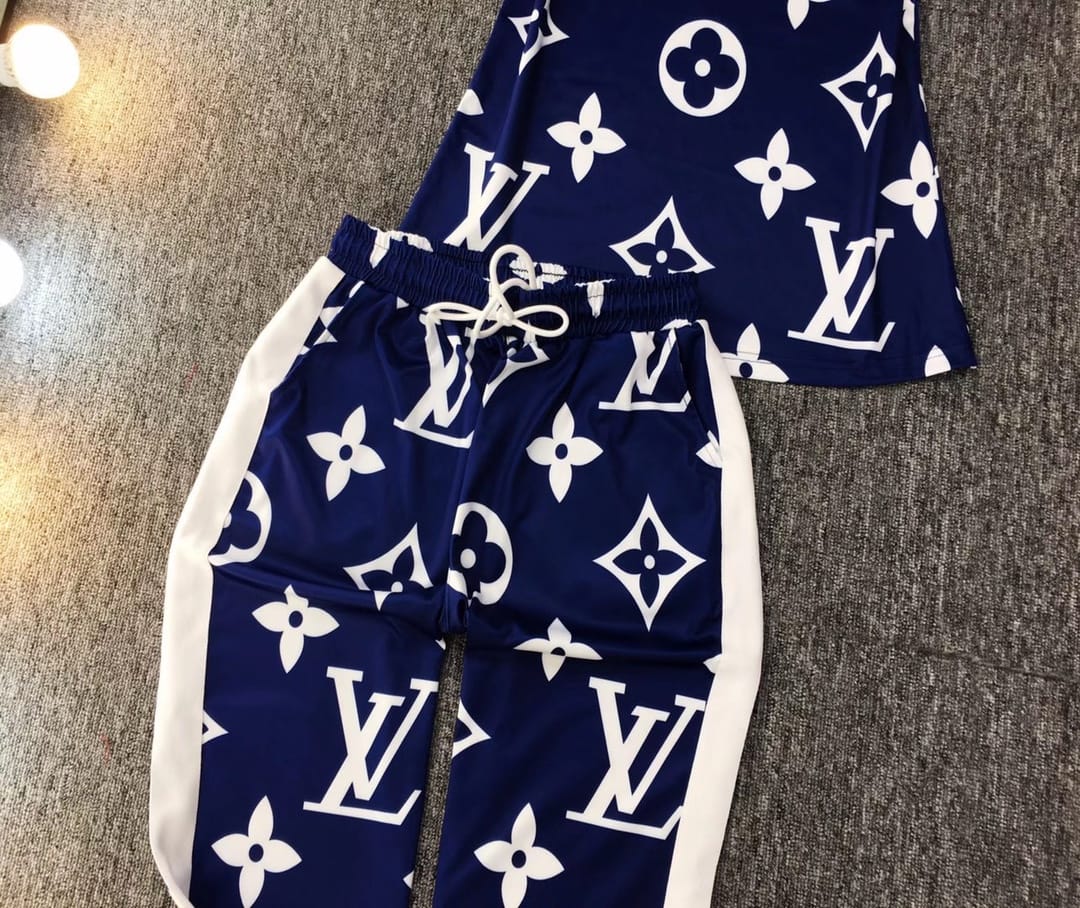 Louis Vuitton Jogger and Tshirts Set