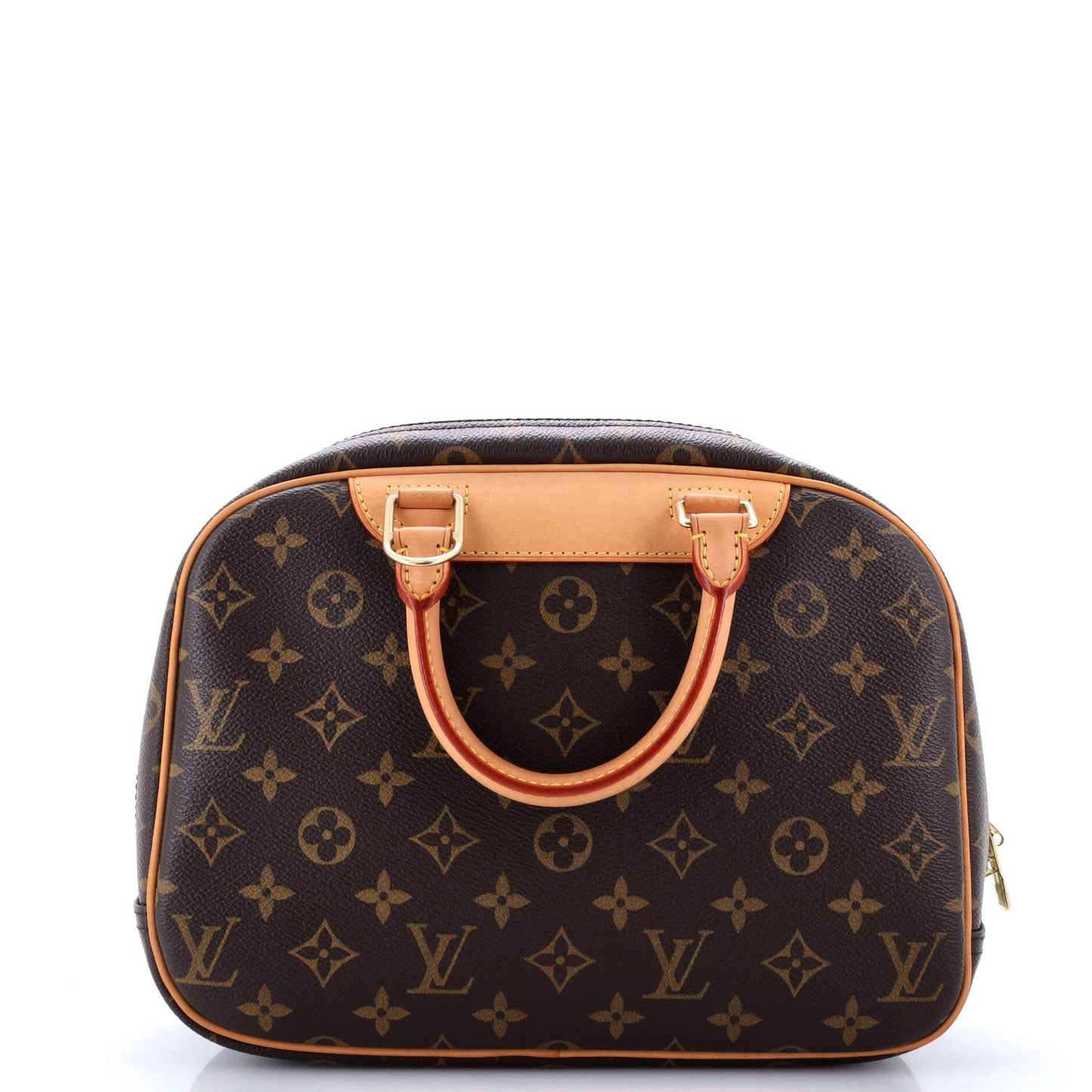 Louis Vuitton Trouville Handbag Canvas Monogram Travel Bag