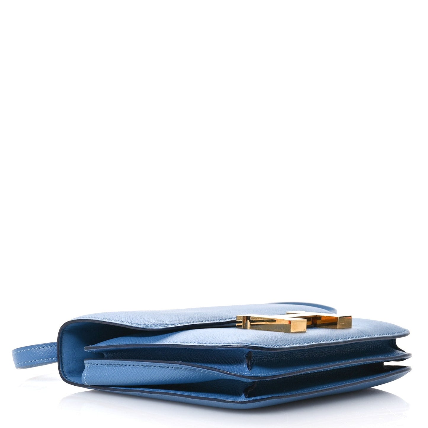 Hermes Epsom Constance Bleu Azur Handbag Travel Bag