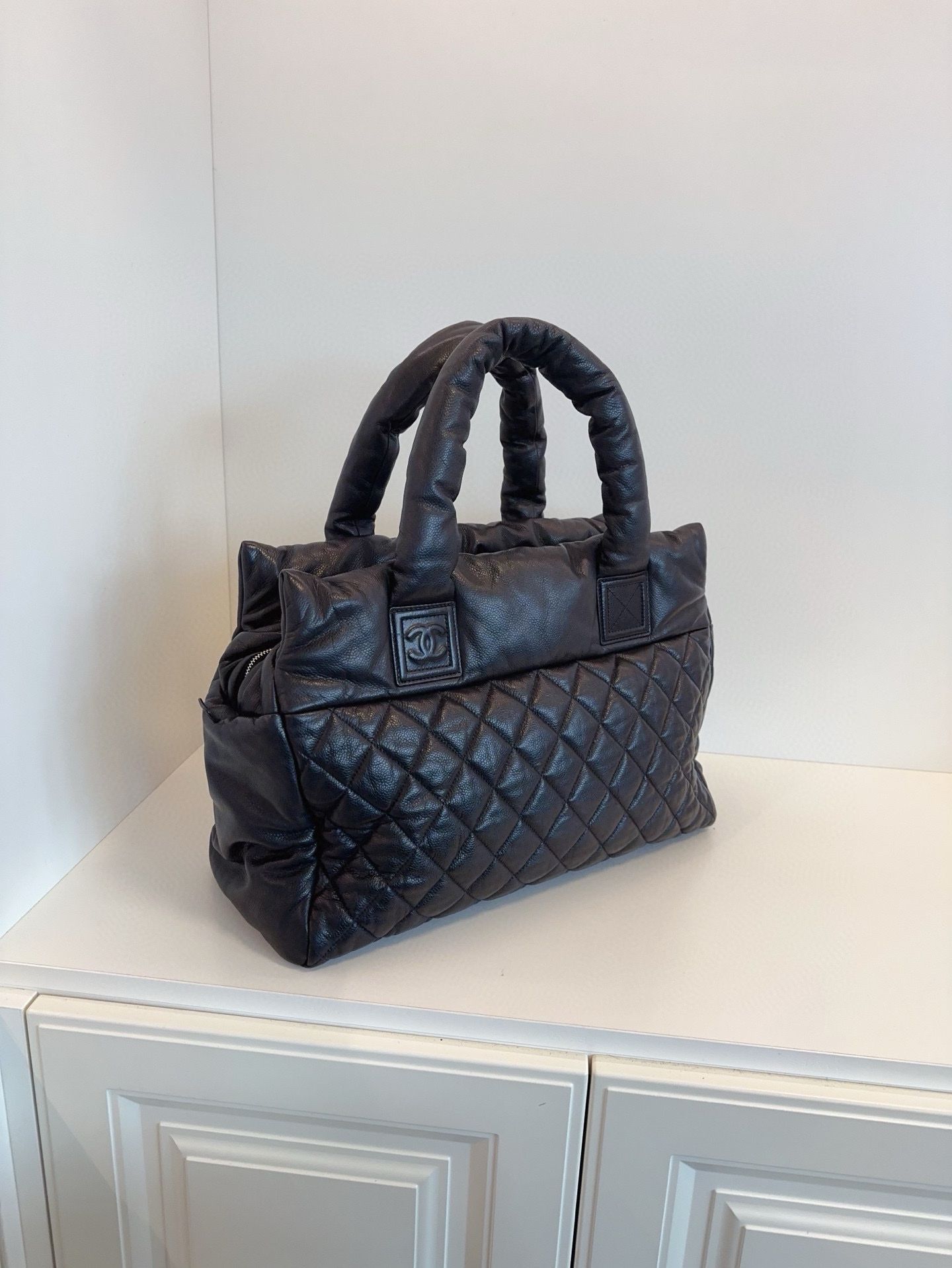 Chanel bag caviar leather black **cm