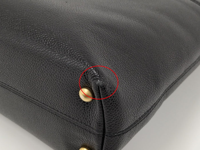 Chanel Tote Bag Caviar Skin Black