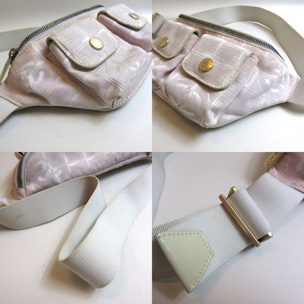 Chanel Nylon Jacquard New Travel Line Waist Pouch