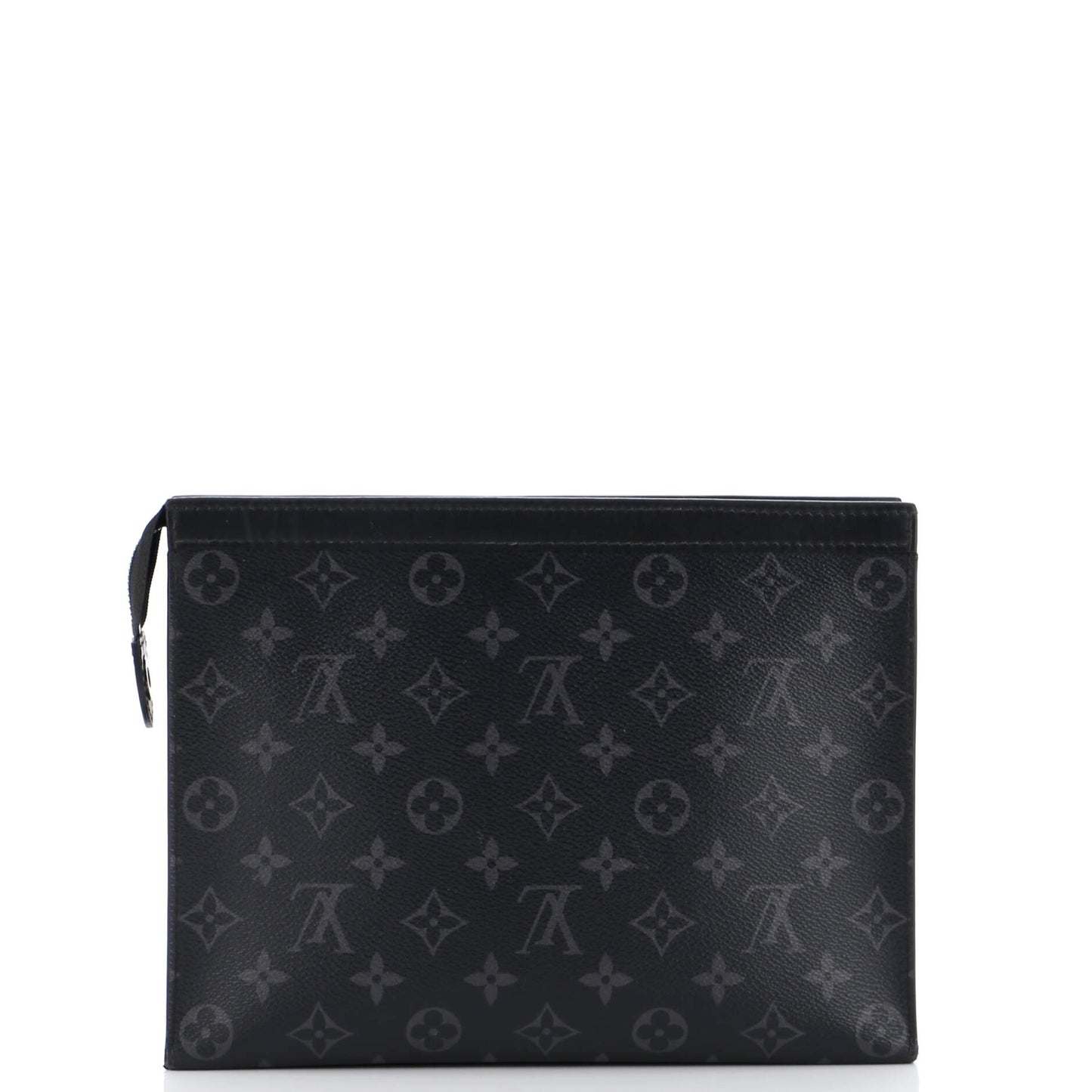 Louis Vuitton Pochette Voyage Eclipse Mm Clutch Bag Canvas Monogram