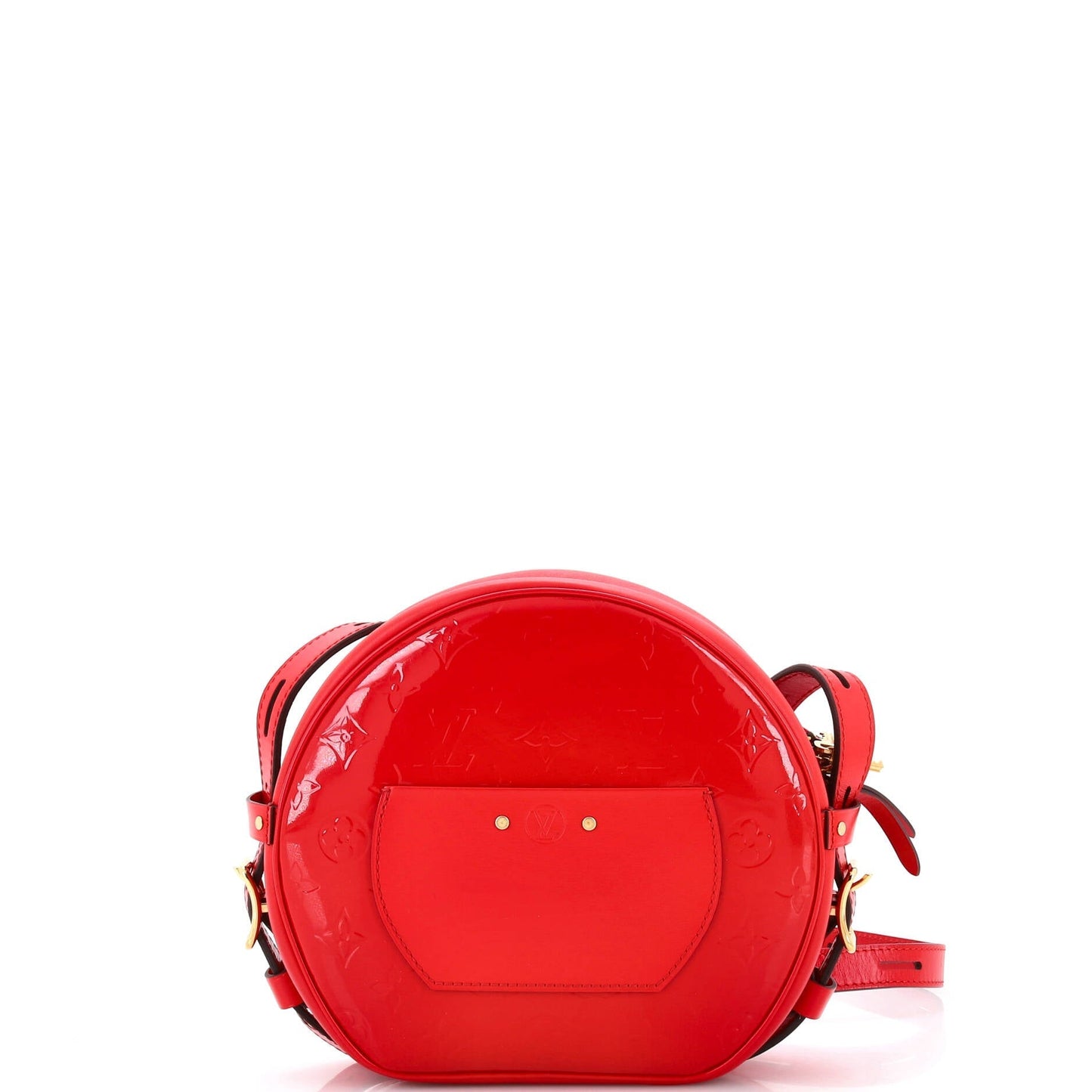Louis Vuitton Boite Chapeau Souple Bag Vernis Mm Monogram Shoulder Bag