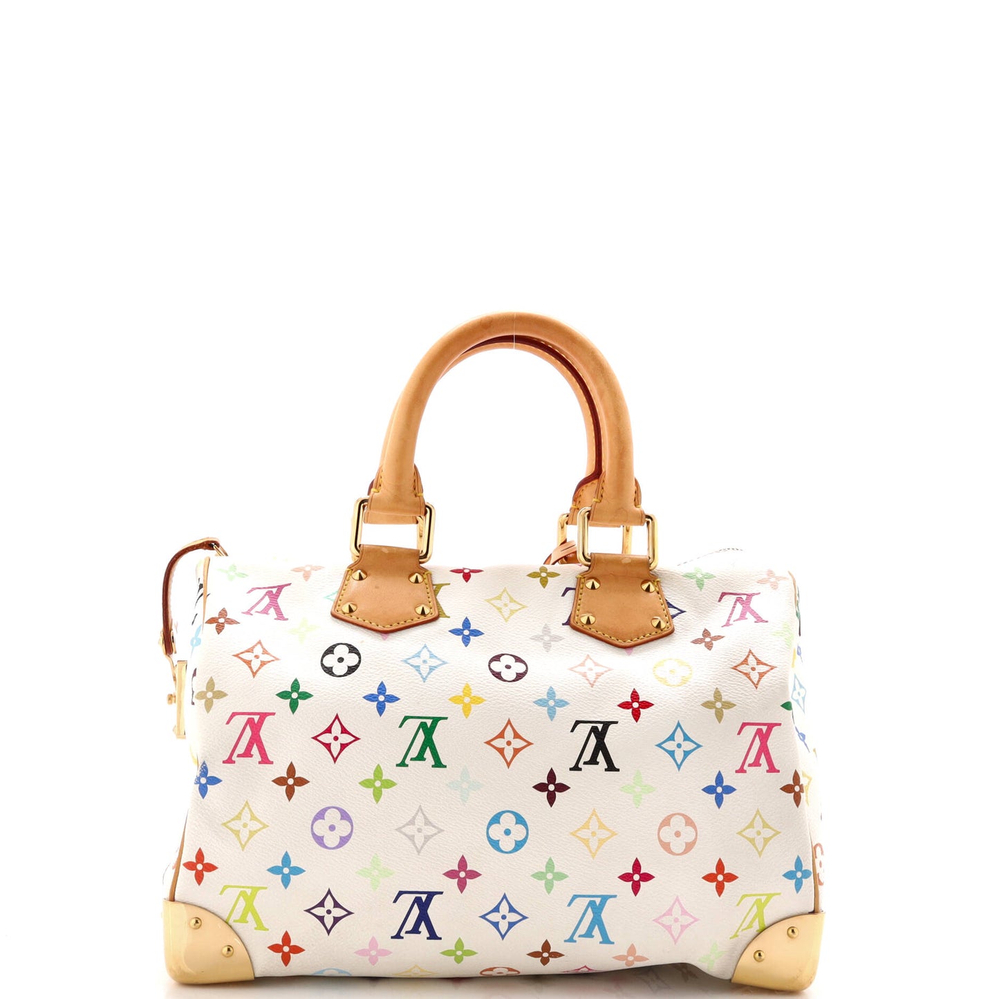 Louis Vuitton Speedy Handbag Multicolor Monogram Travel Bag