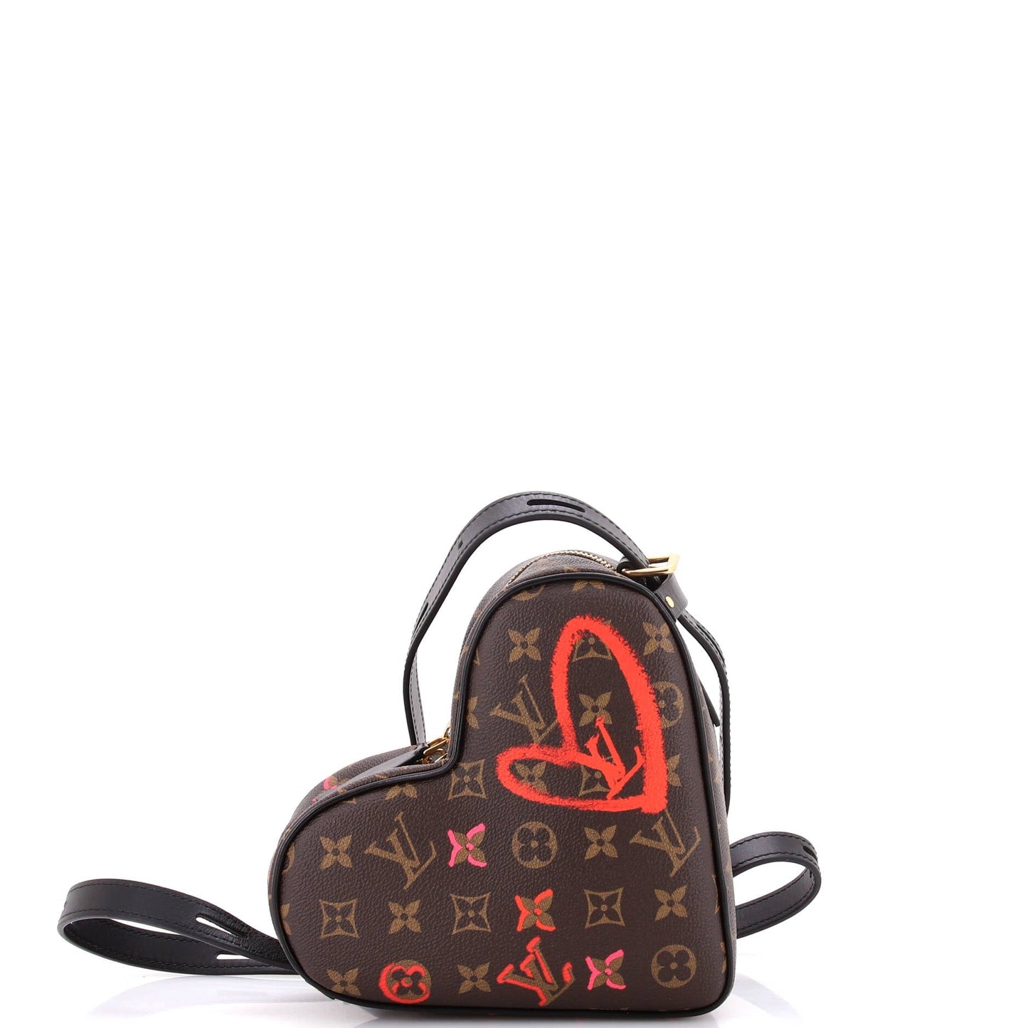 Louis Vuitton Coeur Handbag Limited Edition Fall In Love Canvas Monogram Shoulder Bag
