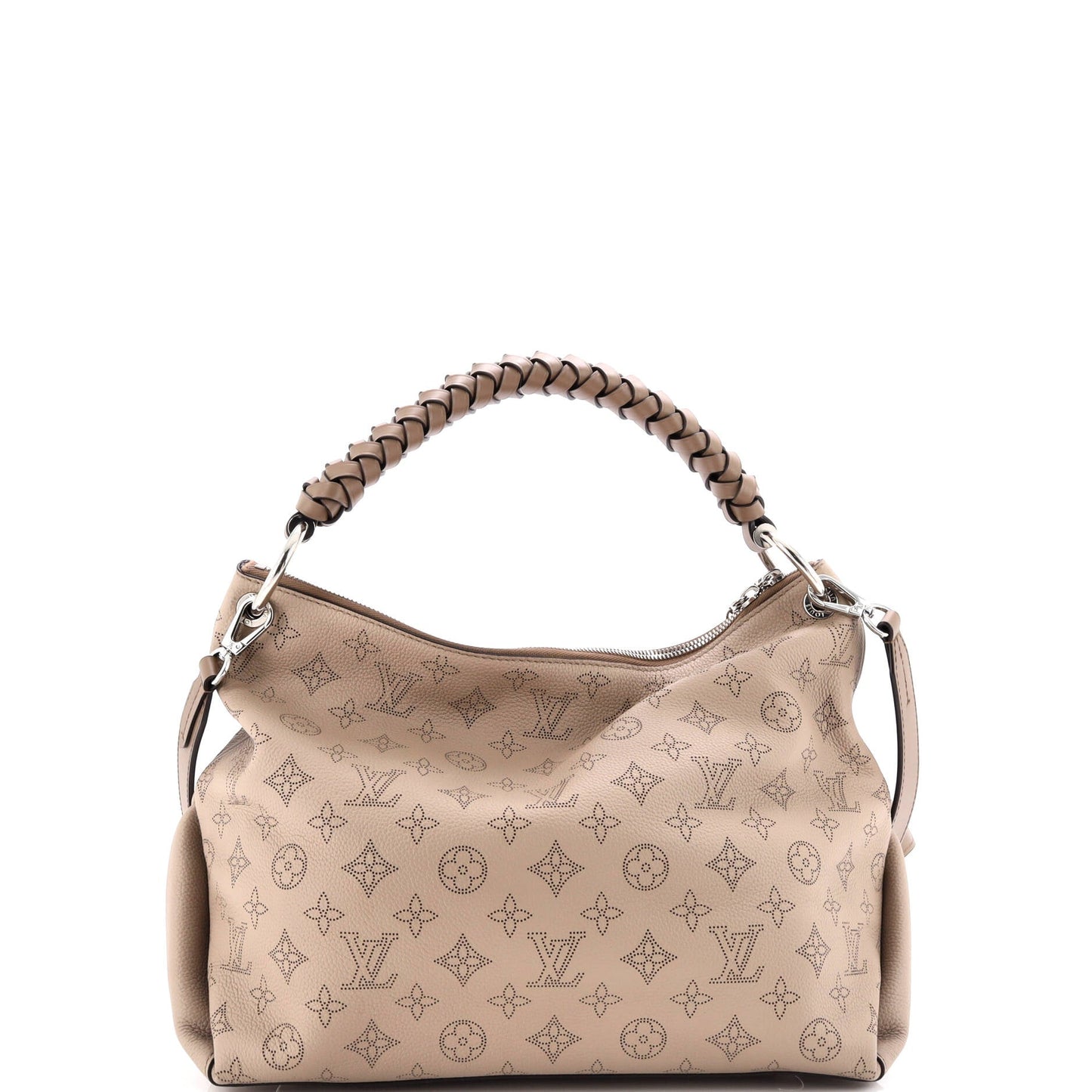 Louis Vuitton Braided Handle Beaubourg Hobo Mahina Mm Leather Travel Bag