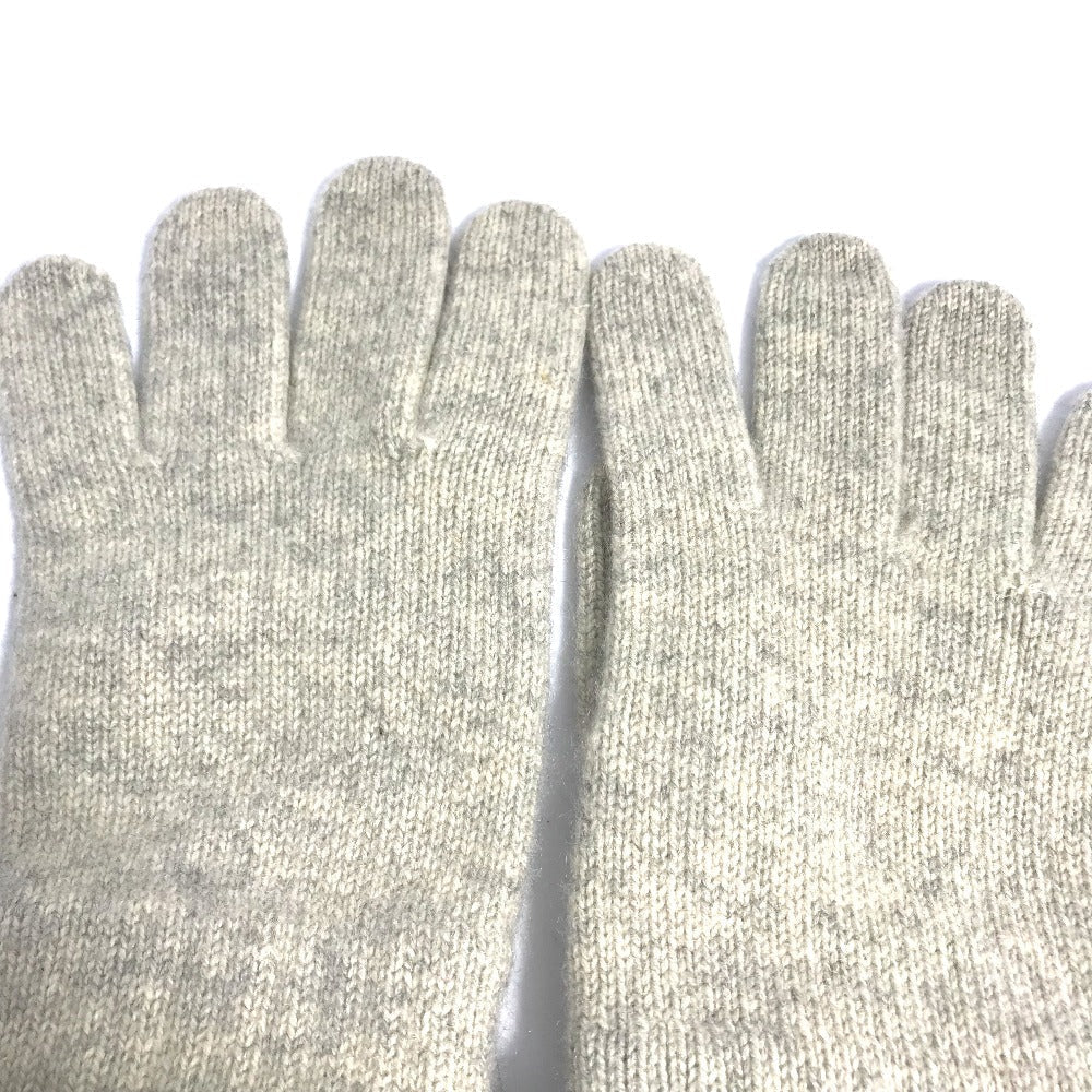 Chanel gloves cashmere type CC COCO Mark Beige Handbag