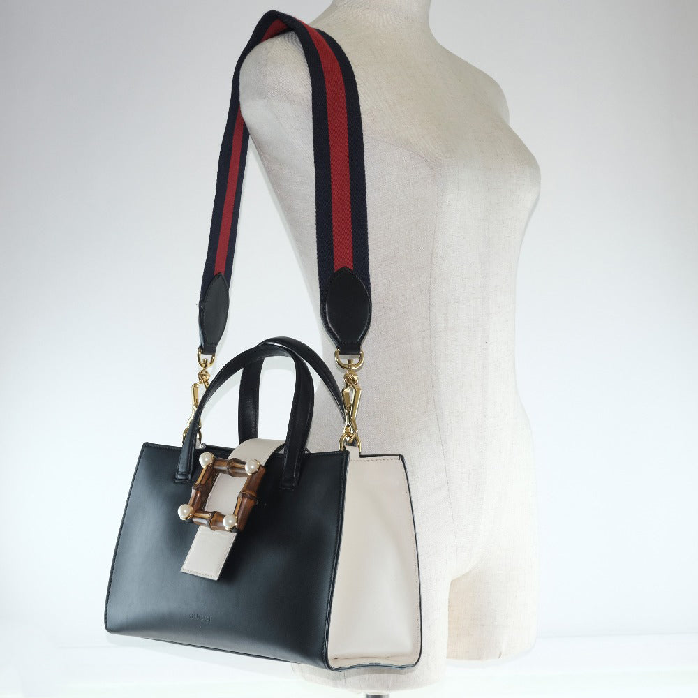 Gucci Nimfair Black Pony-Style Calfskin Handbag