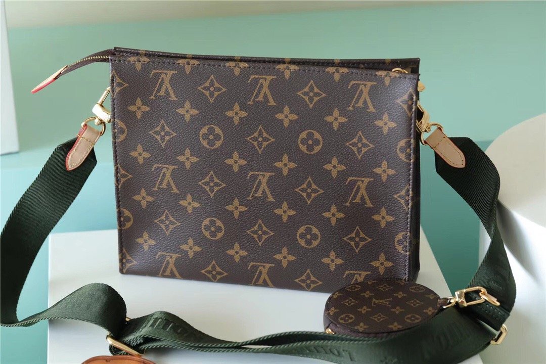 Top Quality Pochette Double For Women Women Canvas Monogram Crossbody Bag