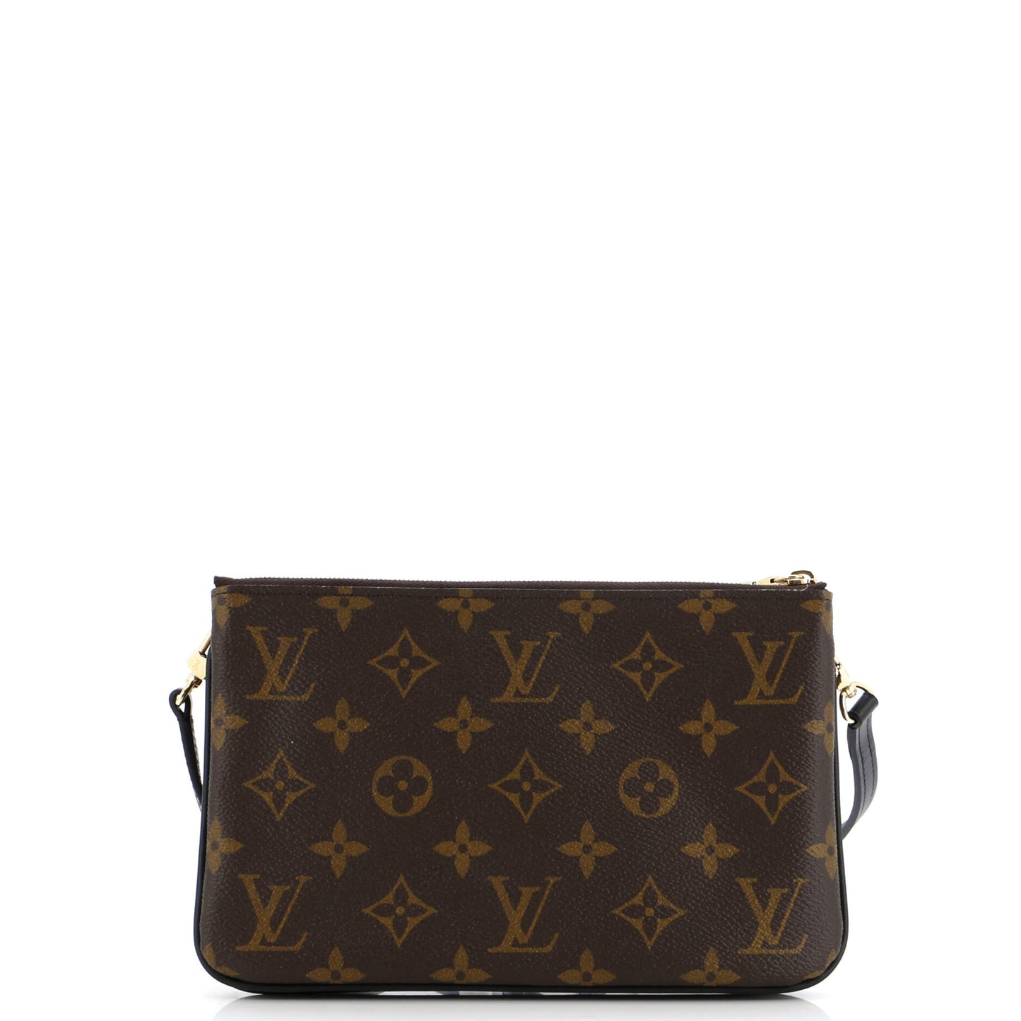 Louis Vuitton Double Zip Pochette Reverse Giant Clutch Bag Monogram