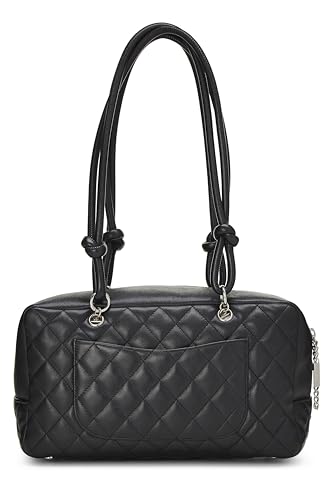 Chanel, Black Calfskin Cambon Ligne Bowler, Black