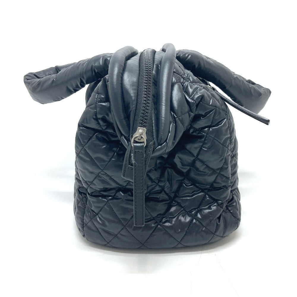 Chanel Boston Duffel Nylon Matrasse Cococoon Black Travel Bag