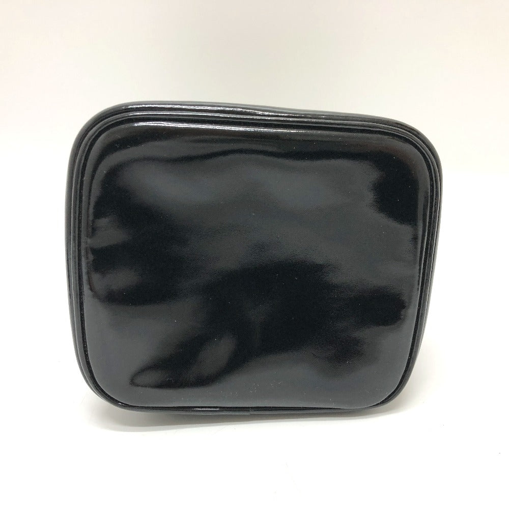 CHANEL Handbag A01998 enamel black CCCOCO Mark Cosmetics Pouch Women