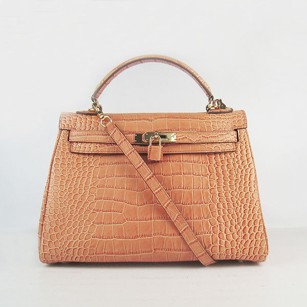 Hermes Luxury Kelly Ladies Crocodile Handbag Travel Bag