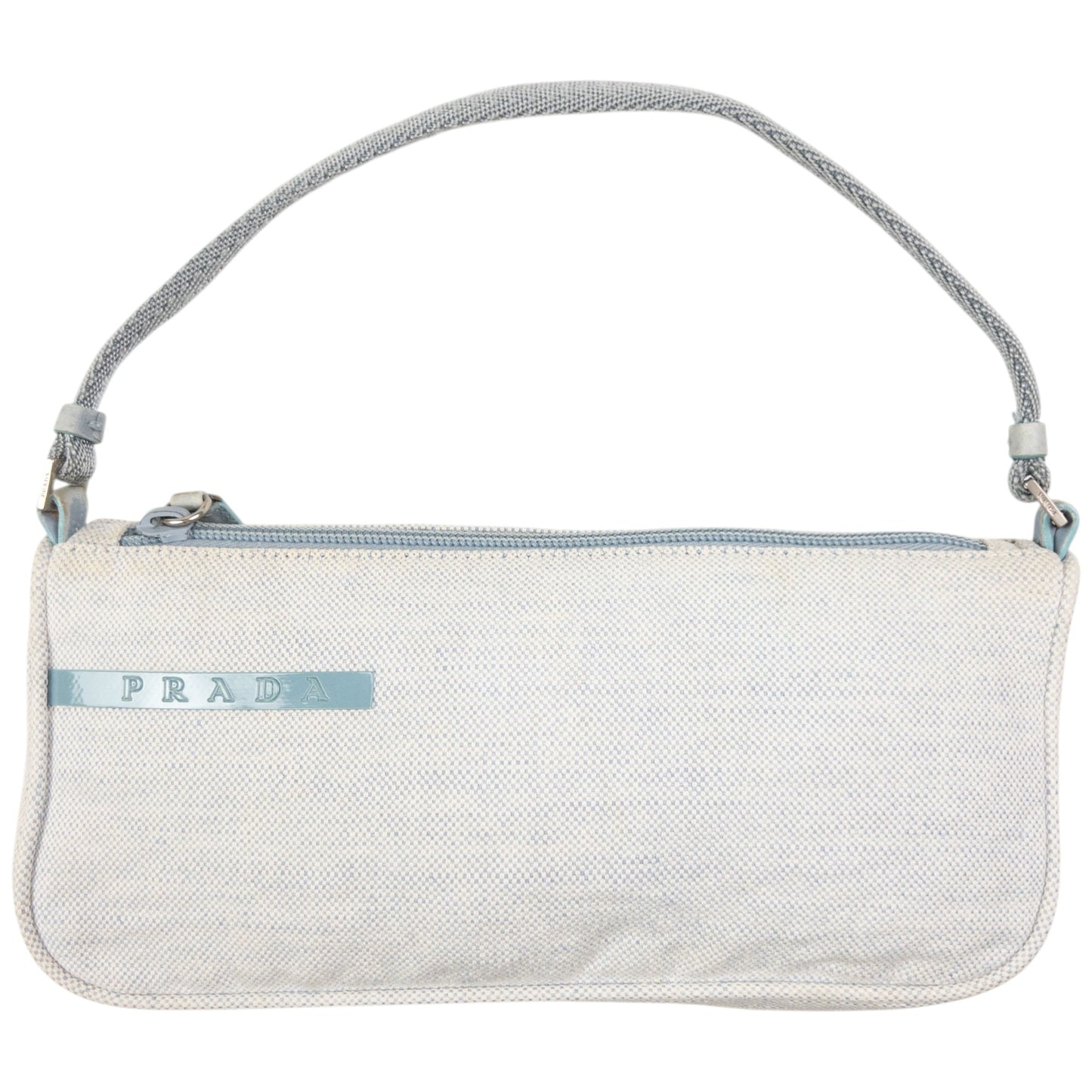 Prada Shoulder Bag Sport Baguette 4 Blue Mini