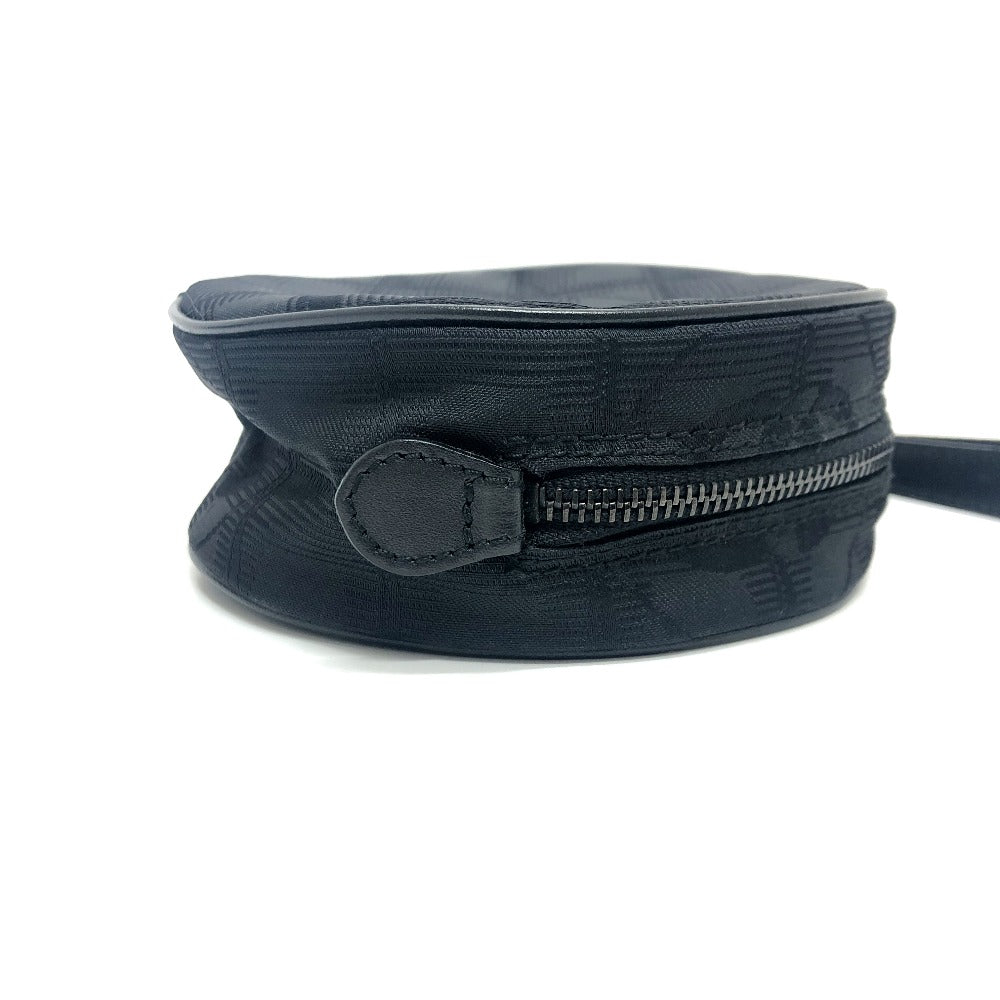 Chanel Cosmetics Nylon jacquard New line Black Travel Bag