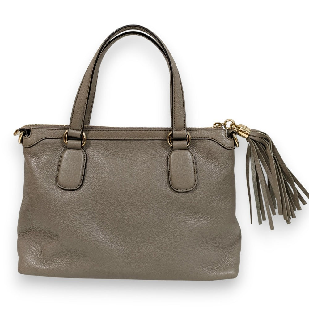 Gucci Soho Interlocking 2Way Bag Leather Travel Bag 2Way Bag