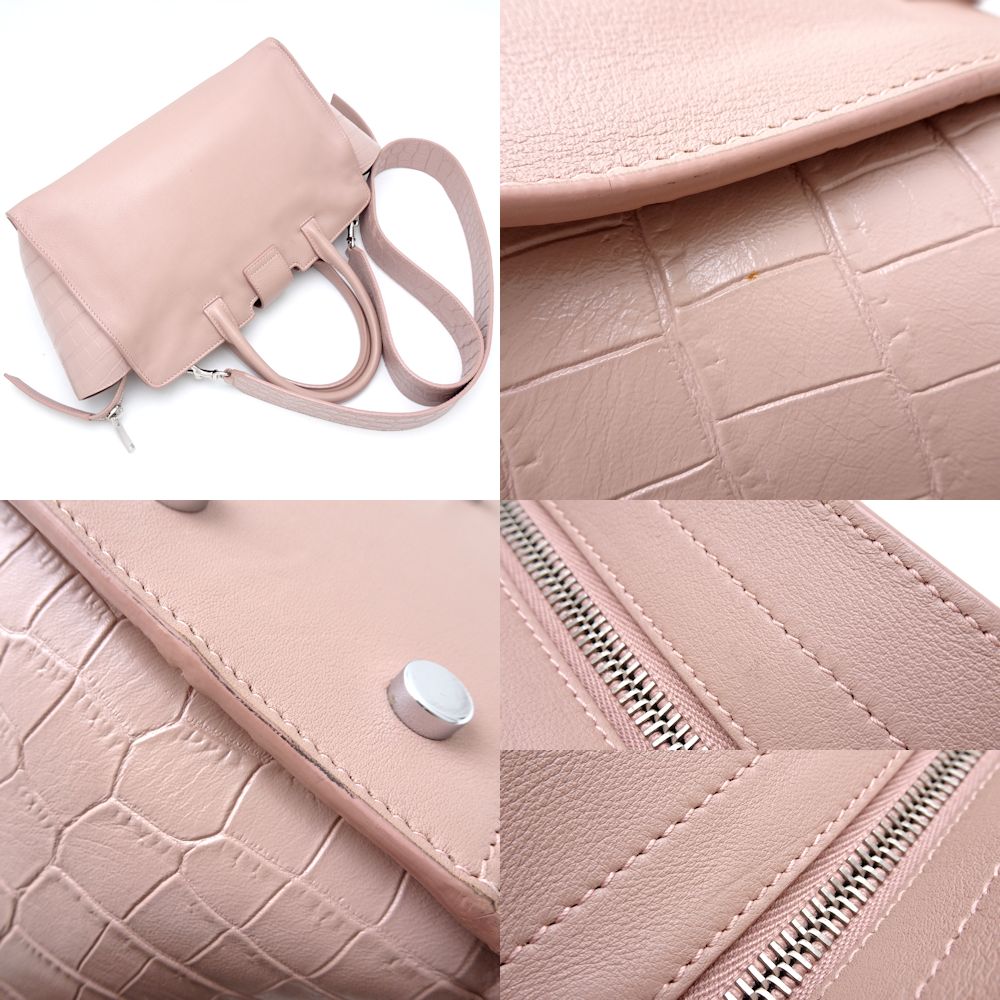 YSL Saint Laurent Yves Downtown Cabas Bag Leather Baby Travel Bag