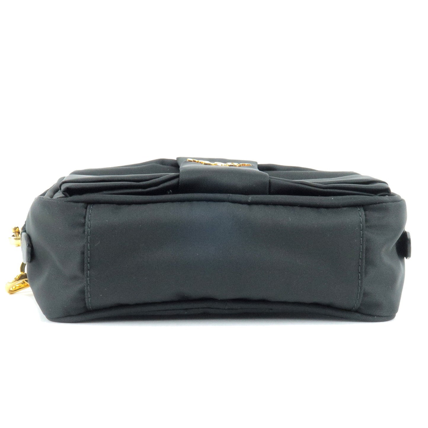 Prada Prada Logo Nylon Leather Ribbon Shoulder Bag Pouch
