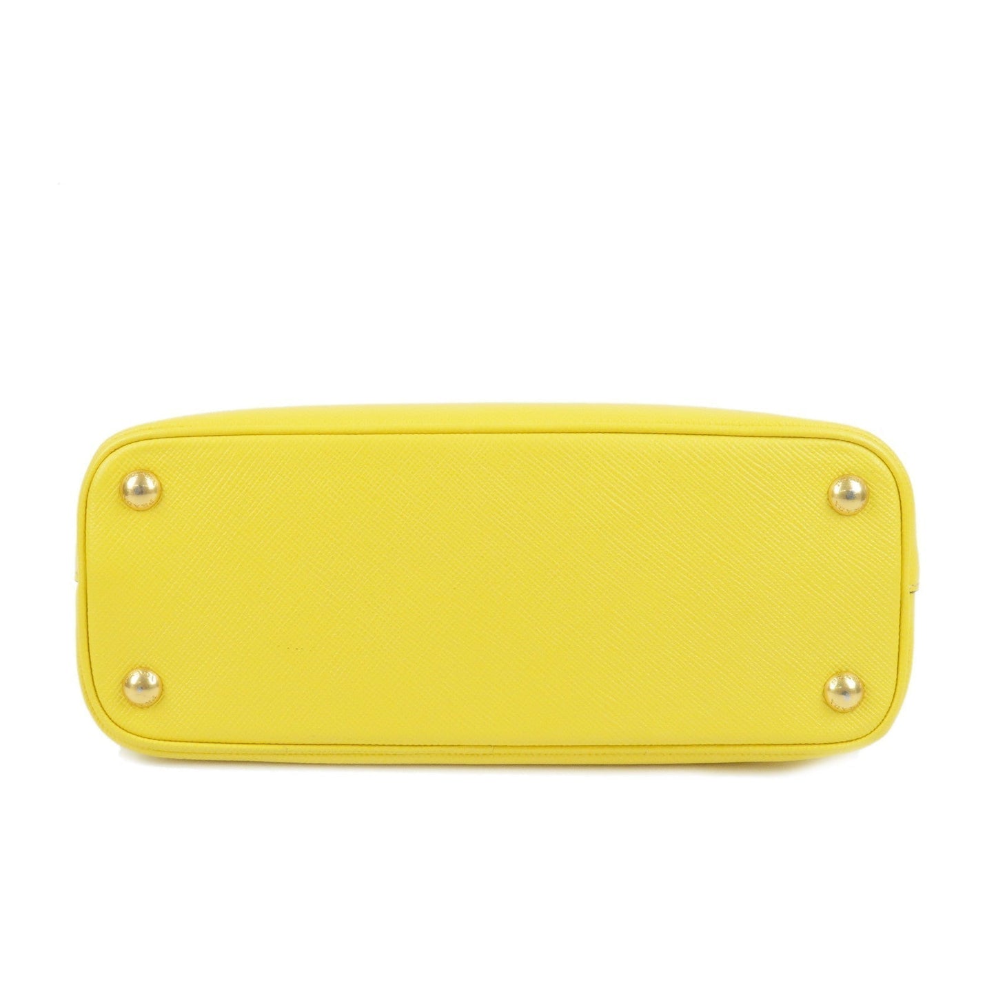 Prada Prada Leather 2Way Hand Bag Shoulder Bag Yellow