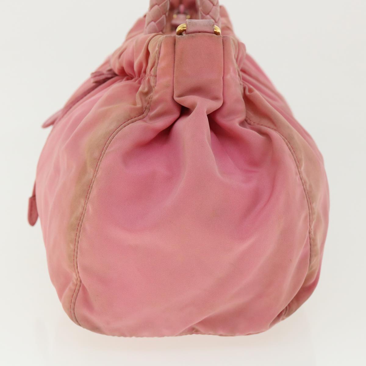 Prada Hand Bag 2Way Nylon Pink Travel Bag