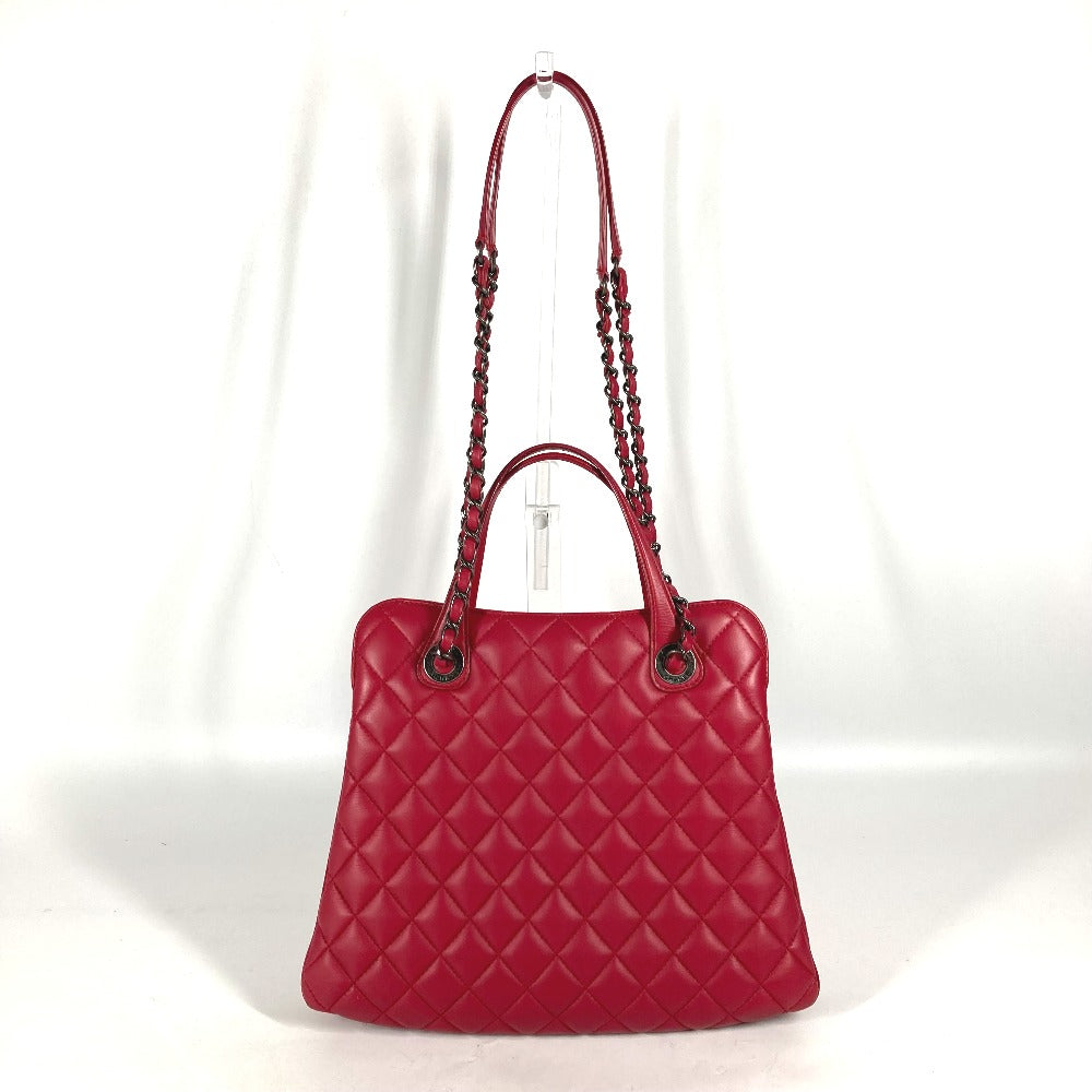 Chanel lambskin CC COCO Mark Matelasse Quilting Pink Shoulder Bag