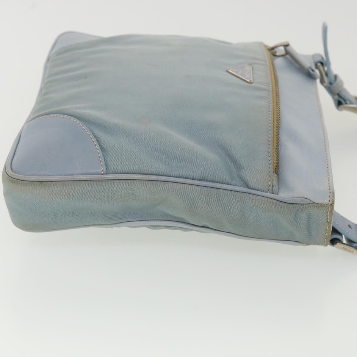 Prada Shoulder Bag Light Nylon Blue Light Blue 38317