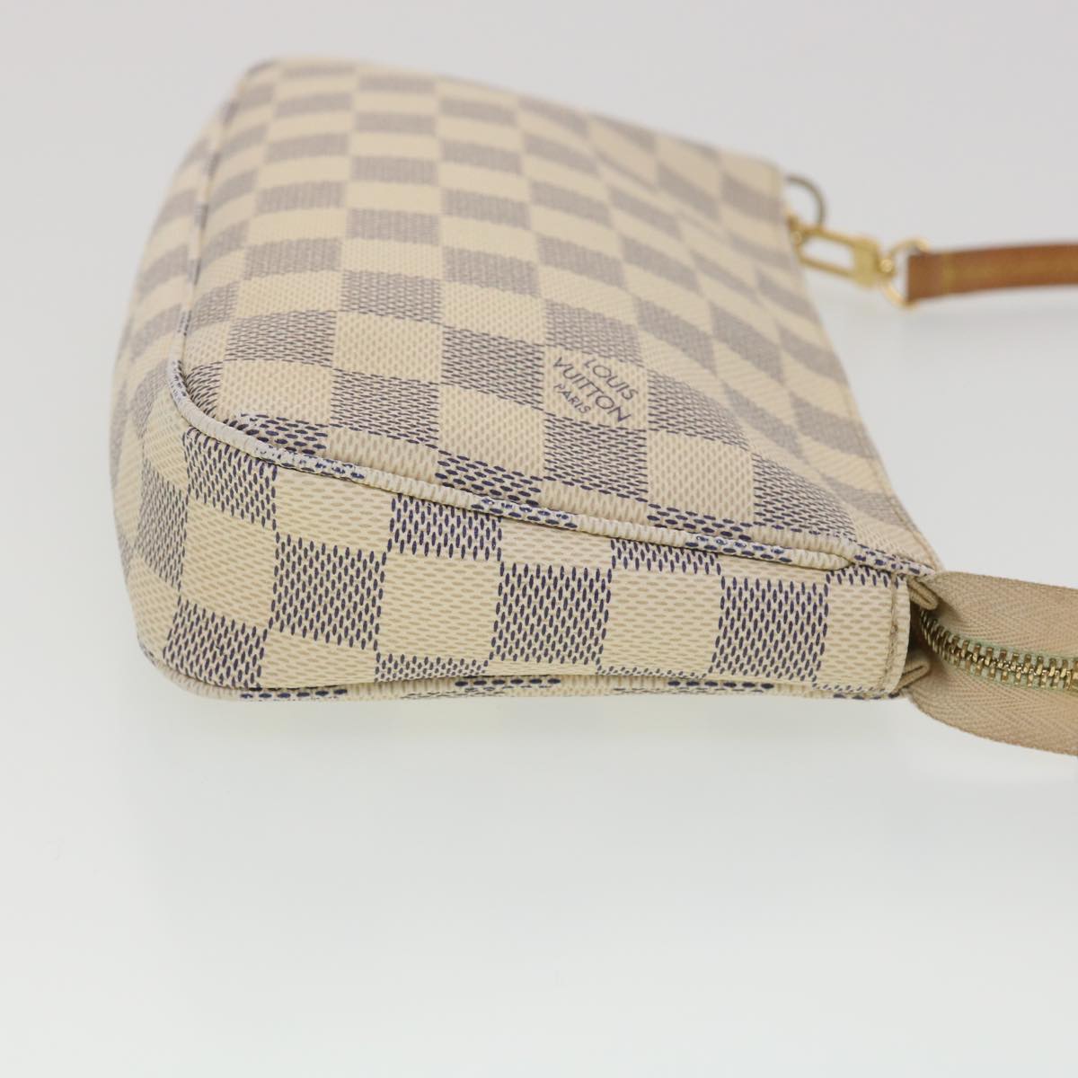LOUIS VUITTON Damier Azur Pochette Accessoires Pouch N51986 LV 38755