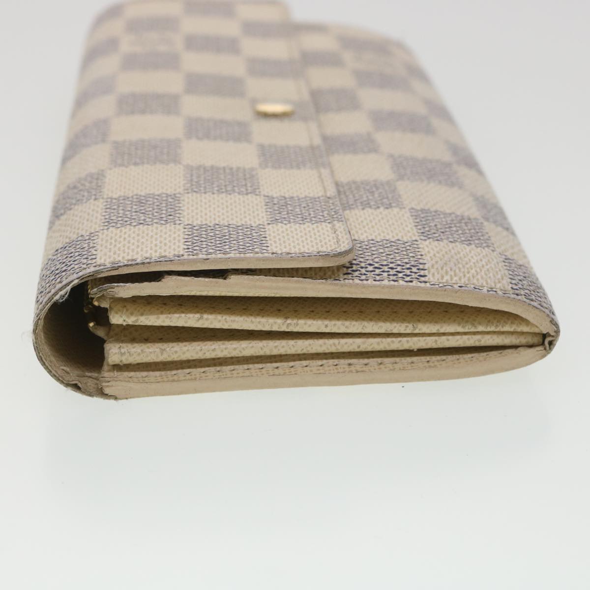Louis Vuitton Damier Azur Portefeuille Sarah Long Wallet LV Style 2