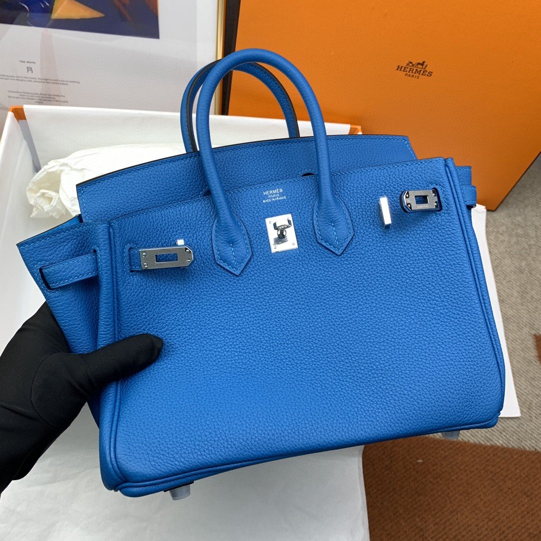 Top Quality Birkin Nata Swift For Women Blue Travel Bag