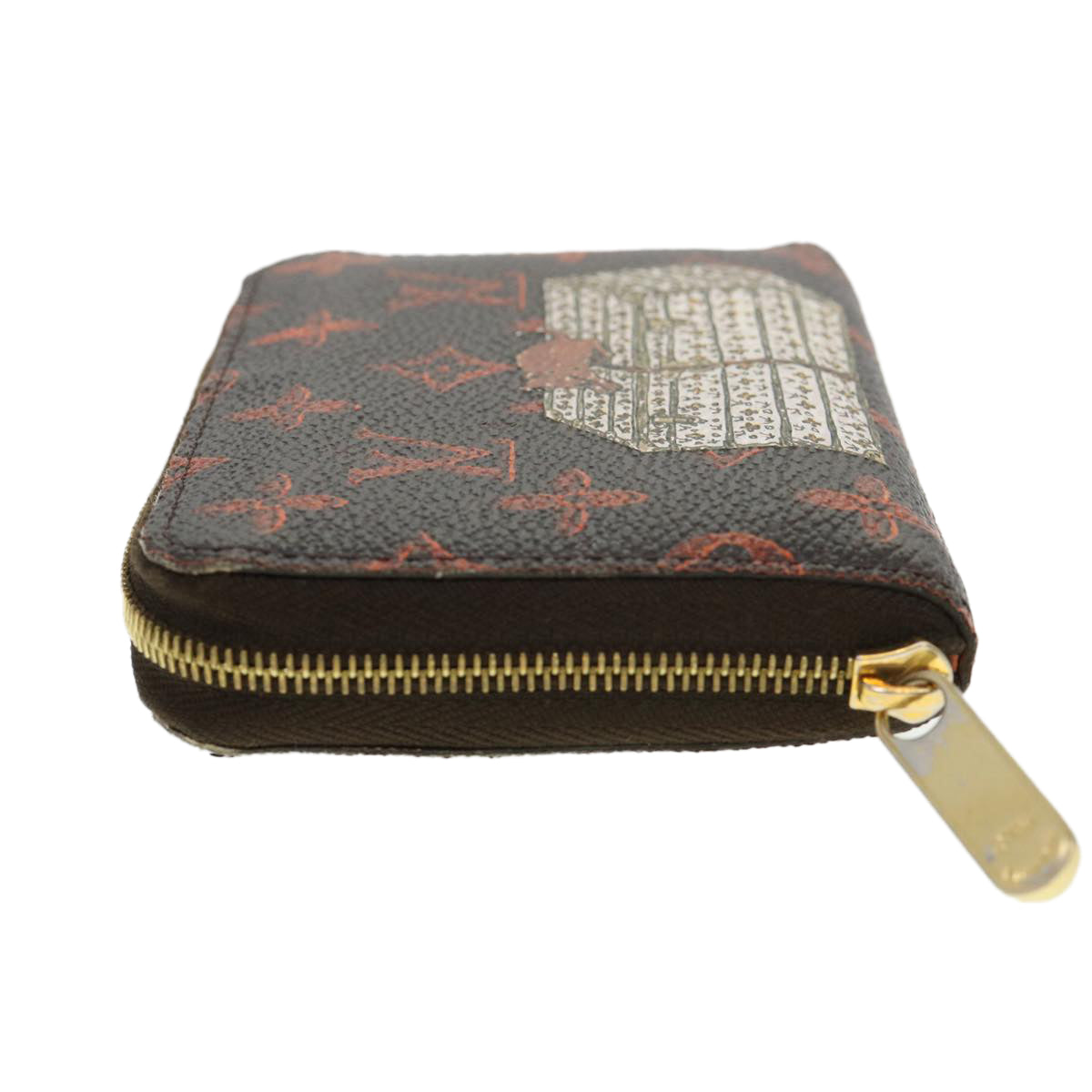 Louis Vuitton Catgram Cruise Collection Zippy Coin Purse Marron LV