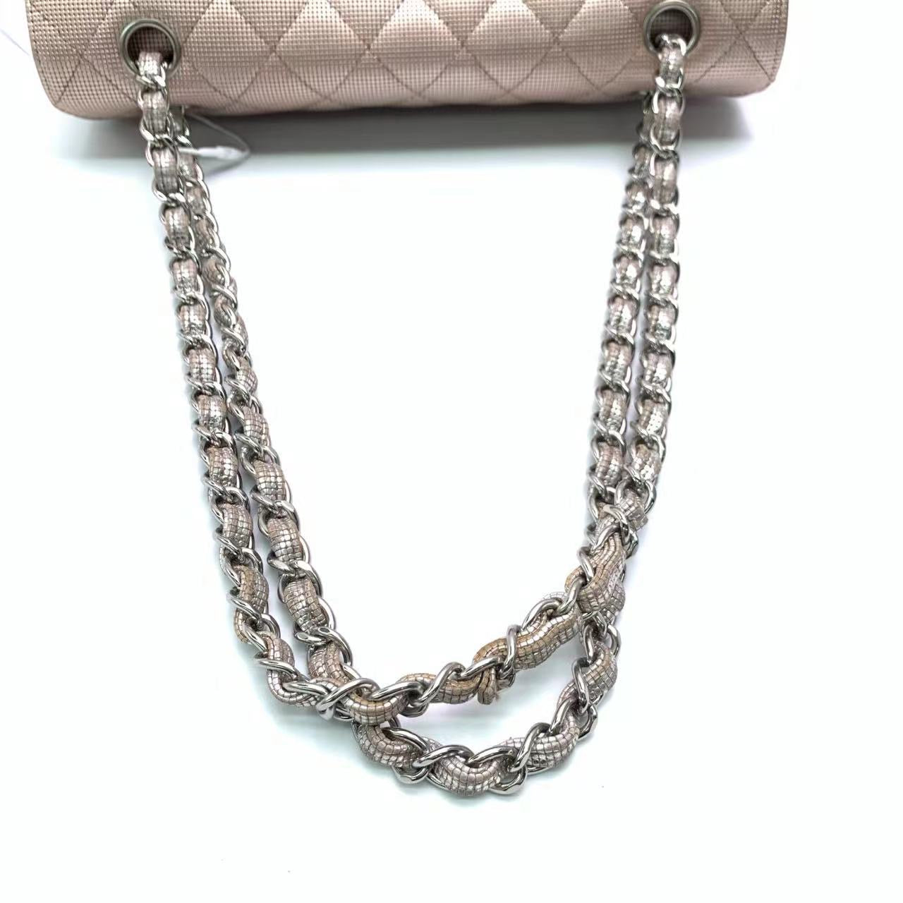 Chanel Classic Flap Pink Leather Handbag