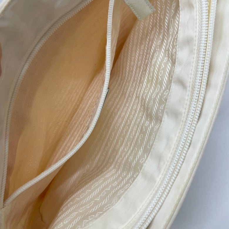 Prada Creamy Tessuto City Tote Bag Nylon White