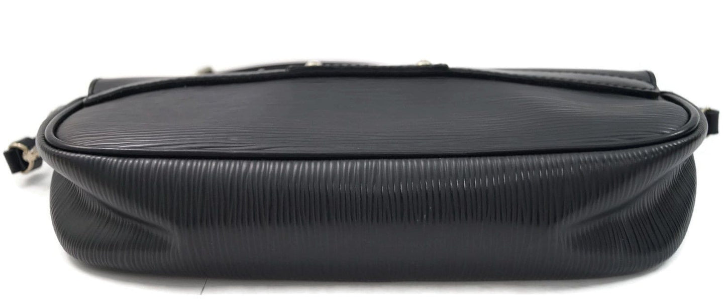 Louis Montaigne Clutch Epi Noir Shoulder Bag