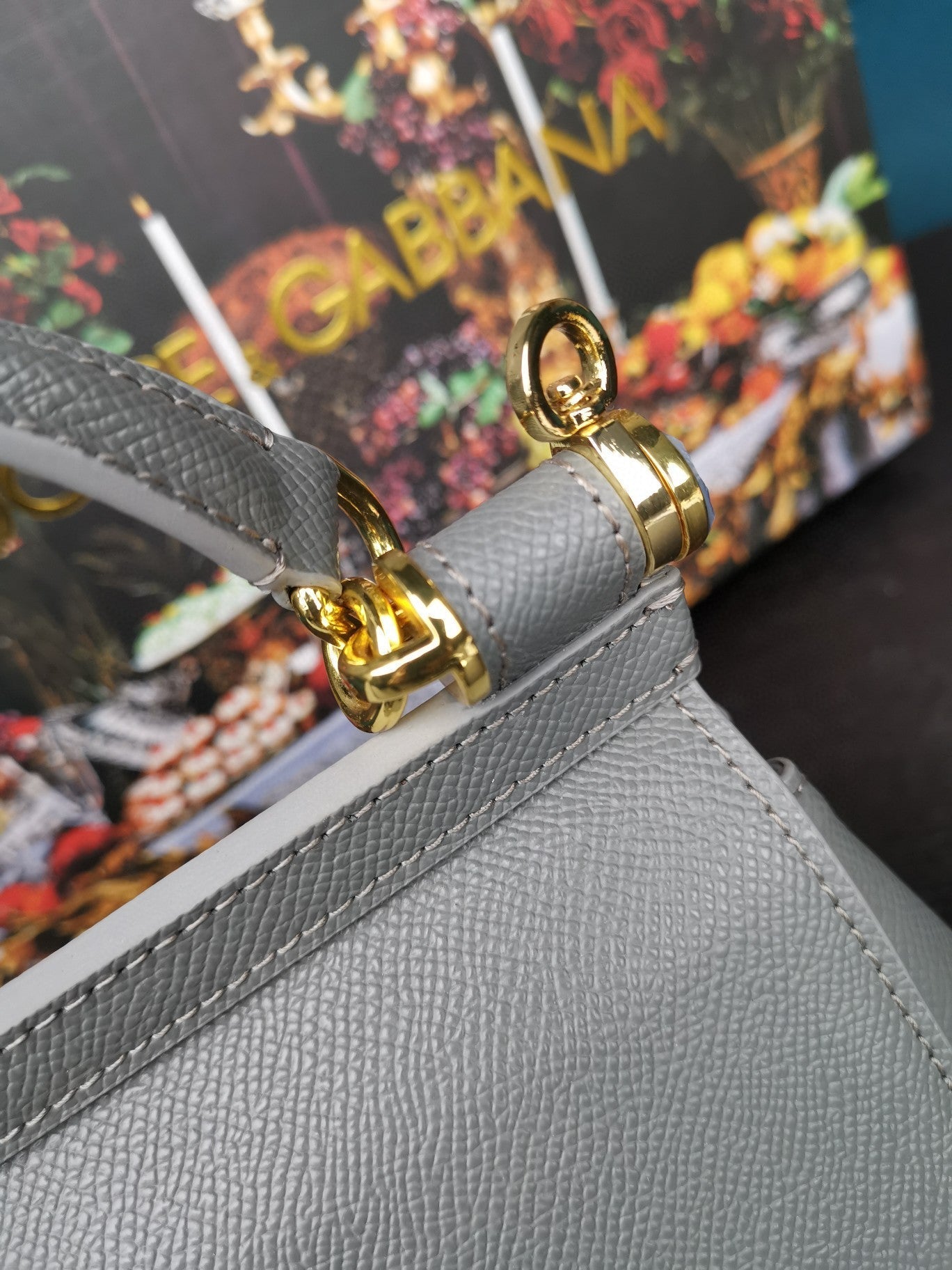 Sicily Dauphine Gray Small Travel Bag