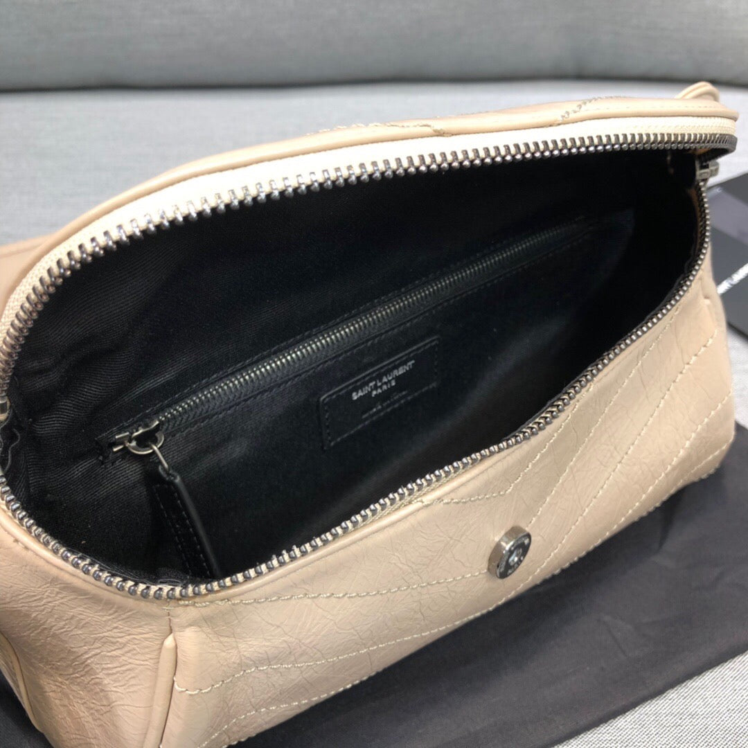 YSL Saint Laurent Niki Shoulder Bag Quilted Chain