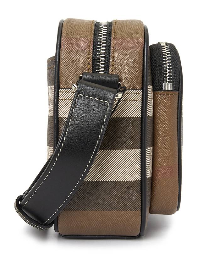 Burberry Luxury Men Check Messenger Cross Bag Brown Logo Messenger Bag