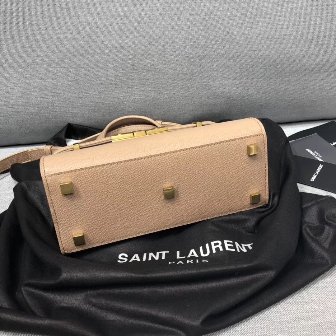 YSL Saint Laurent YSL Top Quality Manhattan Nano Shopping Bag Beige Tote Bag