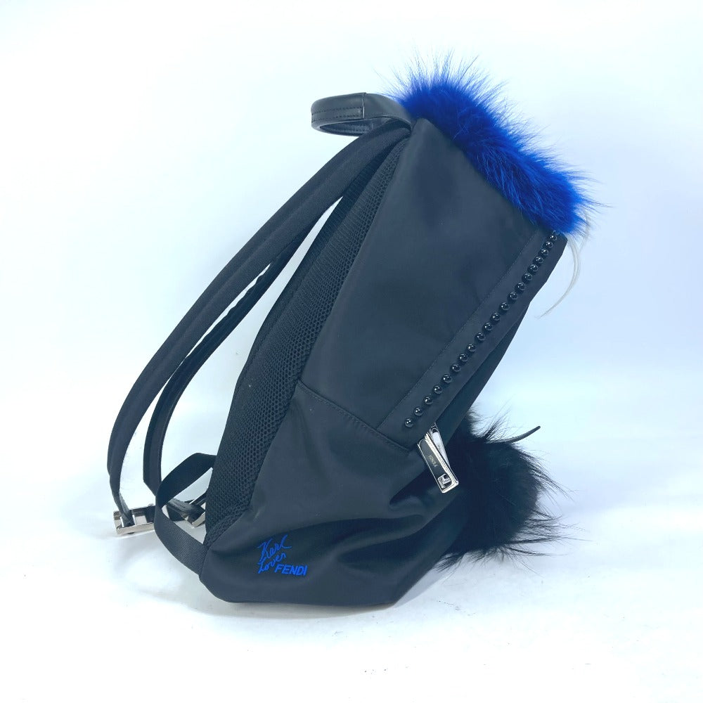 Fendi Backpack 7Vz016 Backpack Bag Karl Lagerfeld Women Nylon Black