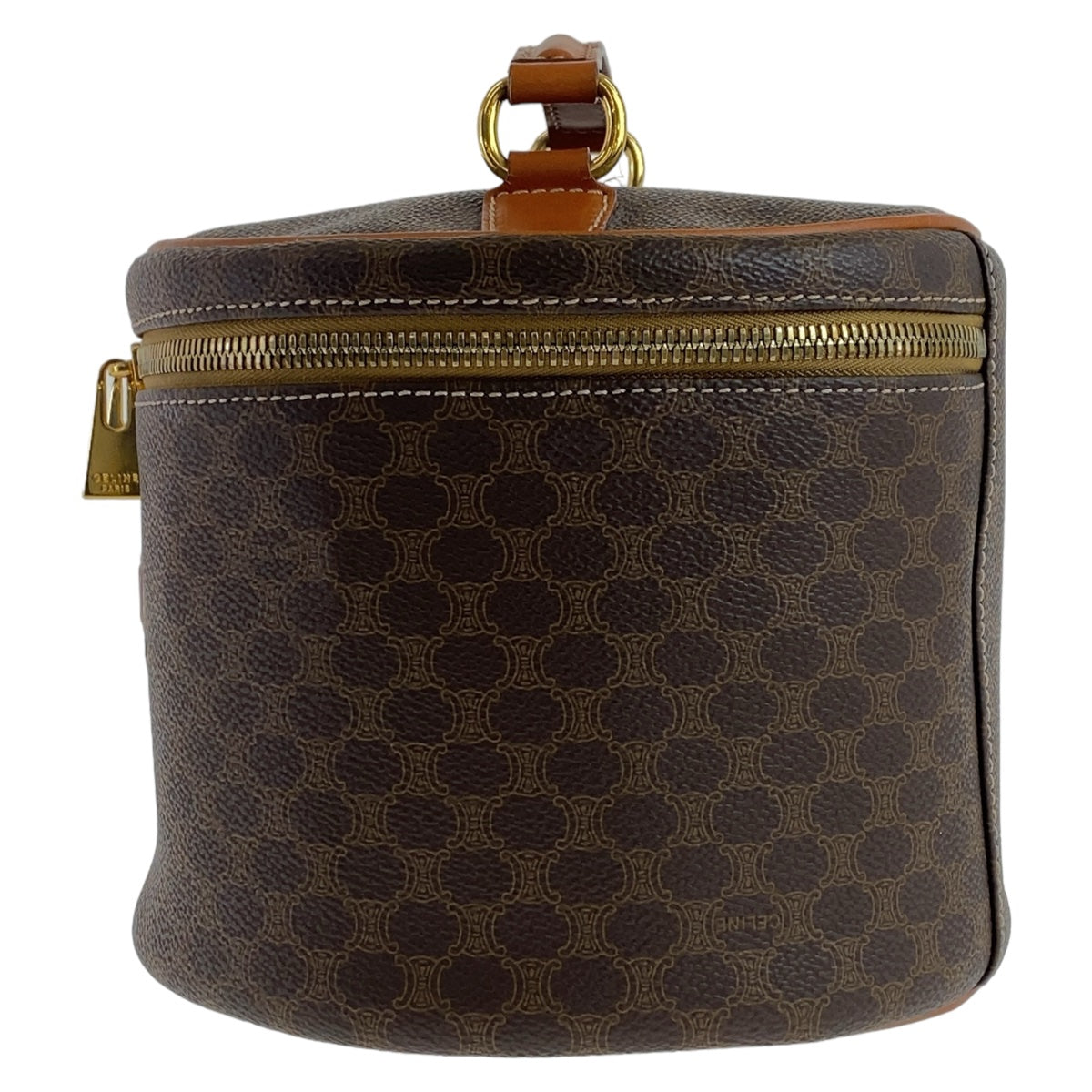 Pvc, Metal Handbag Vanity Bag Macadam Women Leather Brown Travel Bag