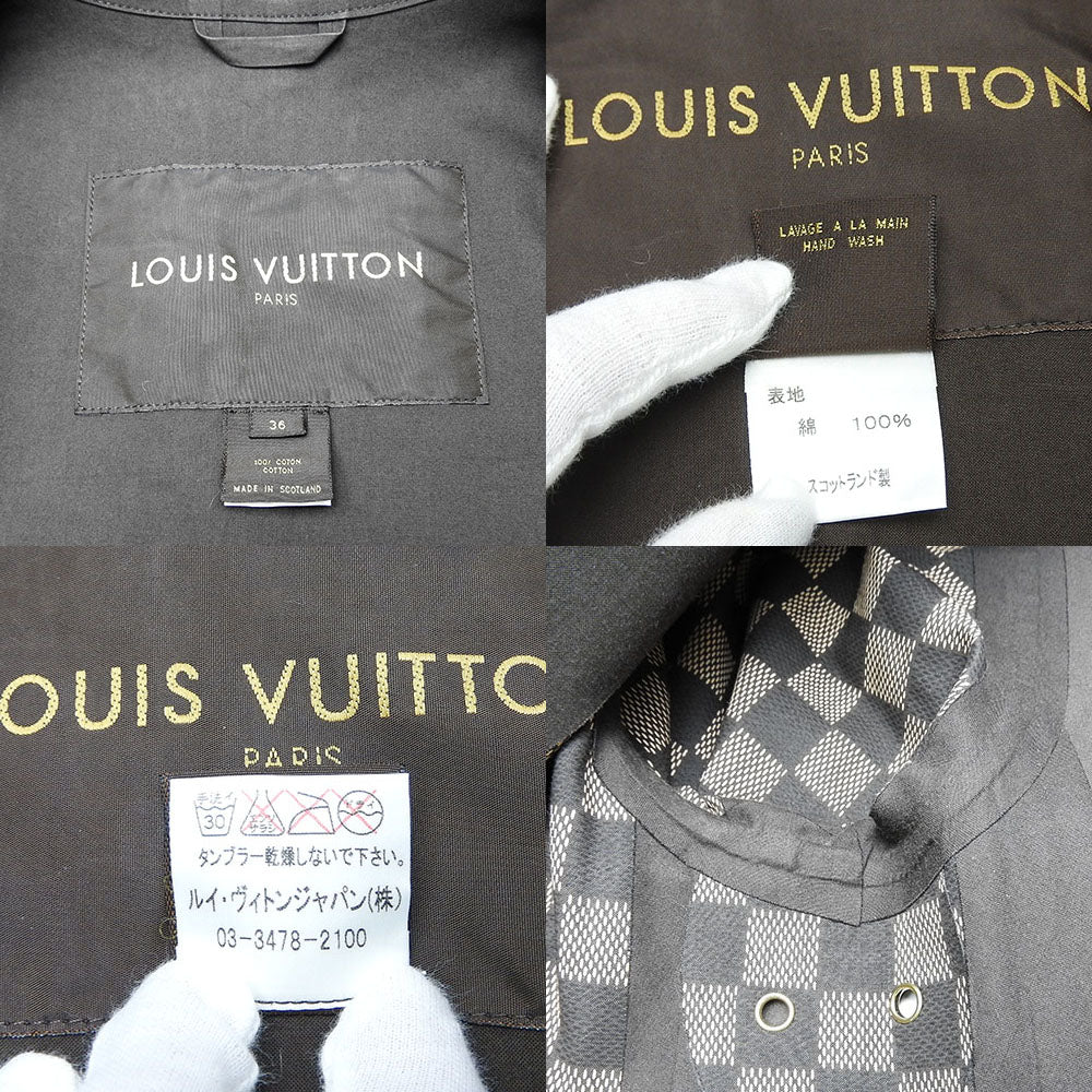 Louis Vuitton trench coat 36 Cotton Brown Apparel