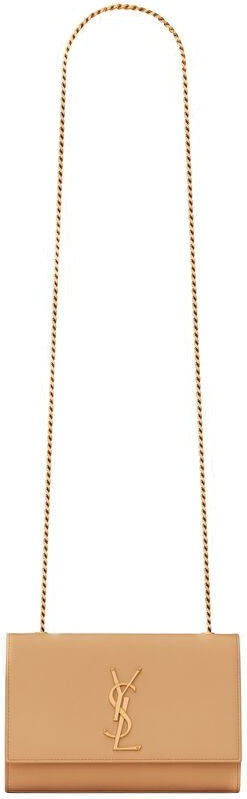 YSL Saint Laurent Saint Laurent Trending Women Kate Pl Ue Logo Shoulder Bag Hummus 469390Bow0W7019